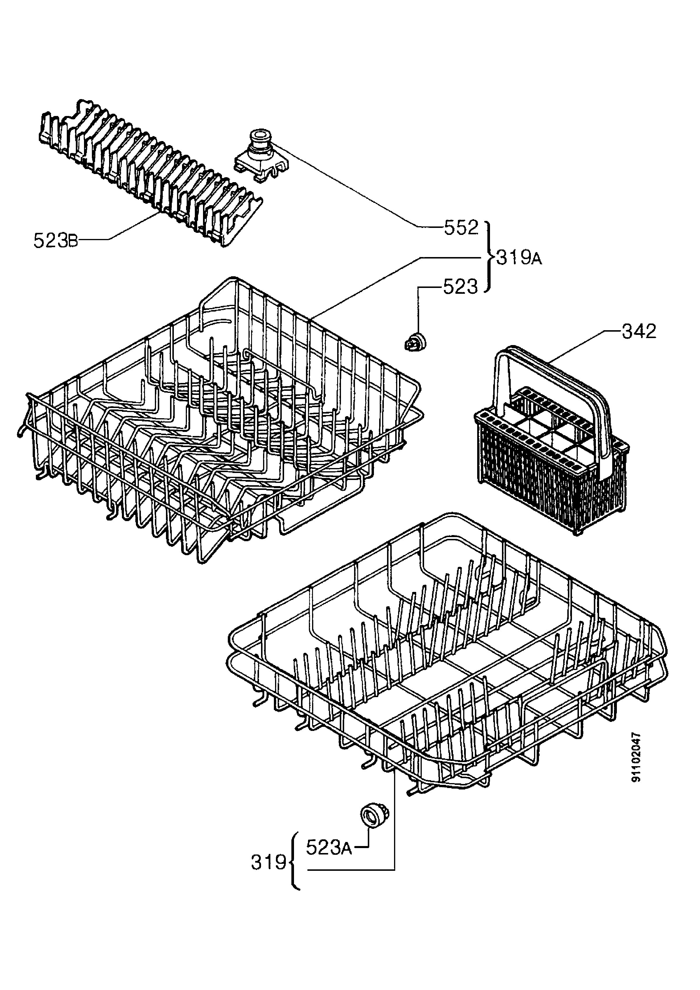 Baskets, tubes 061