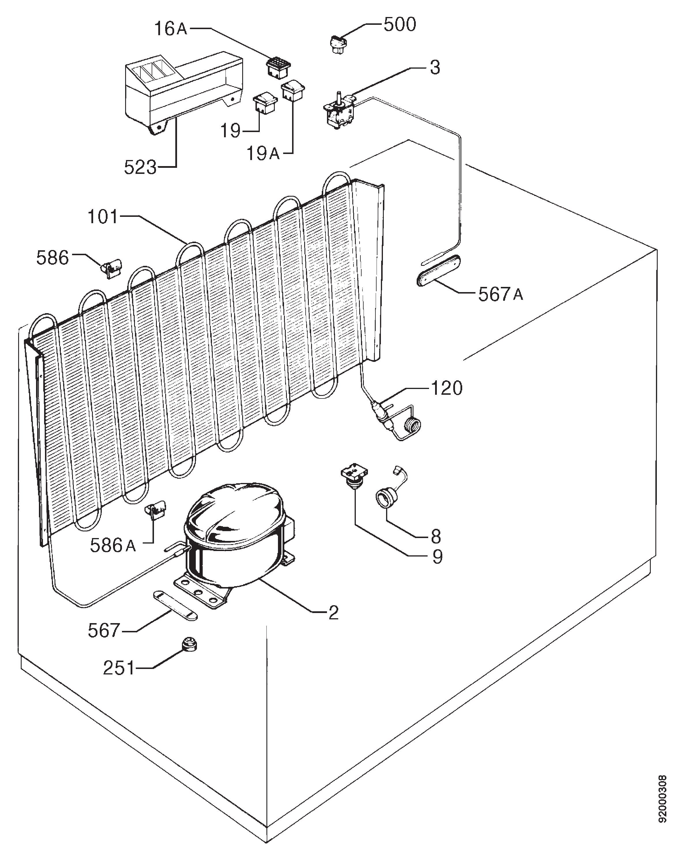 Refrigerator cooling system