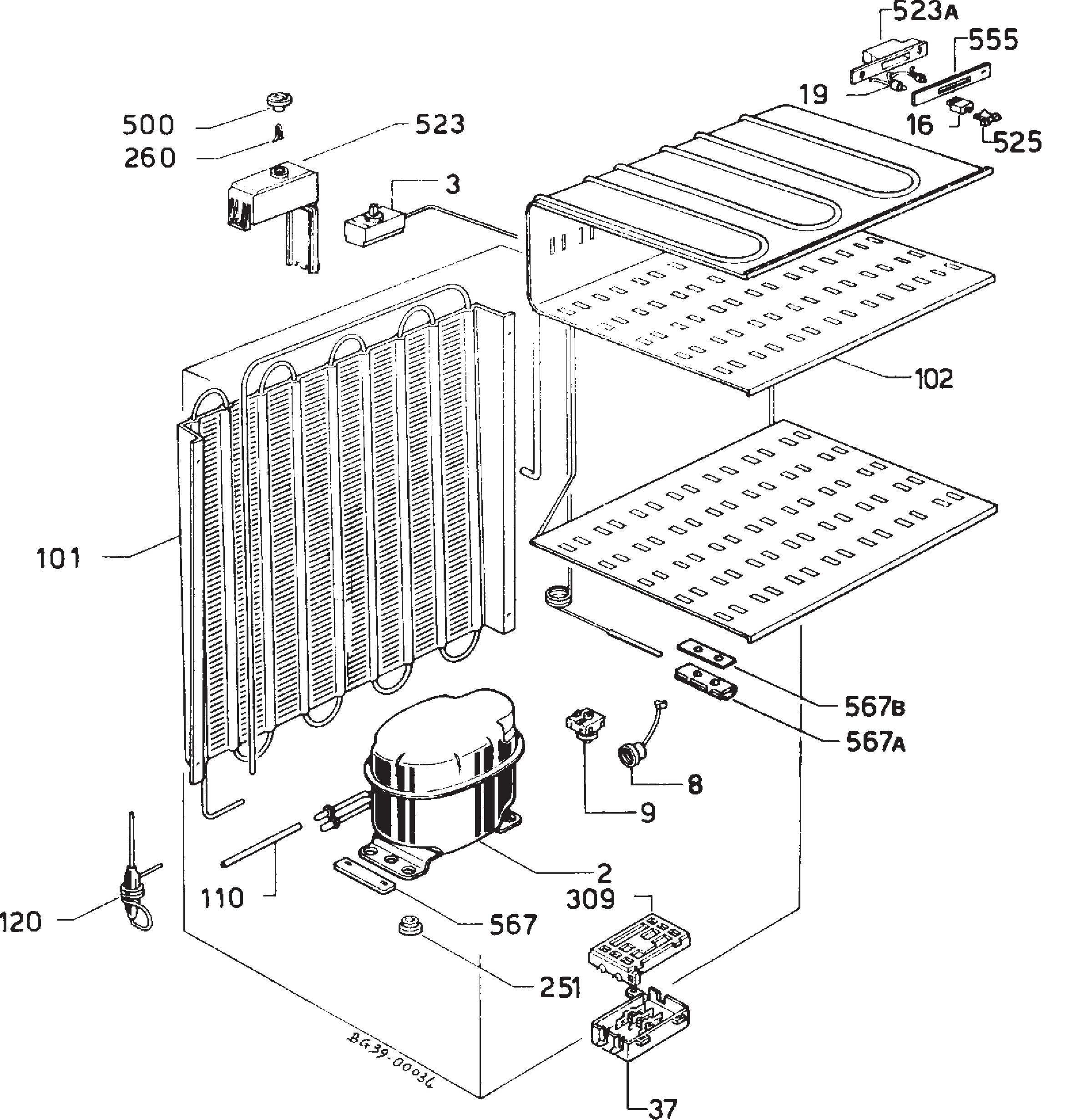 Refrigerator cooling system