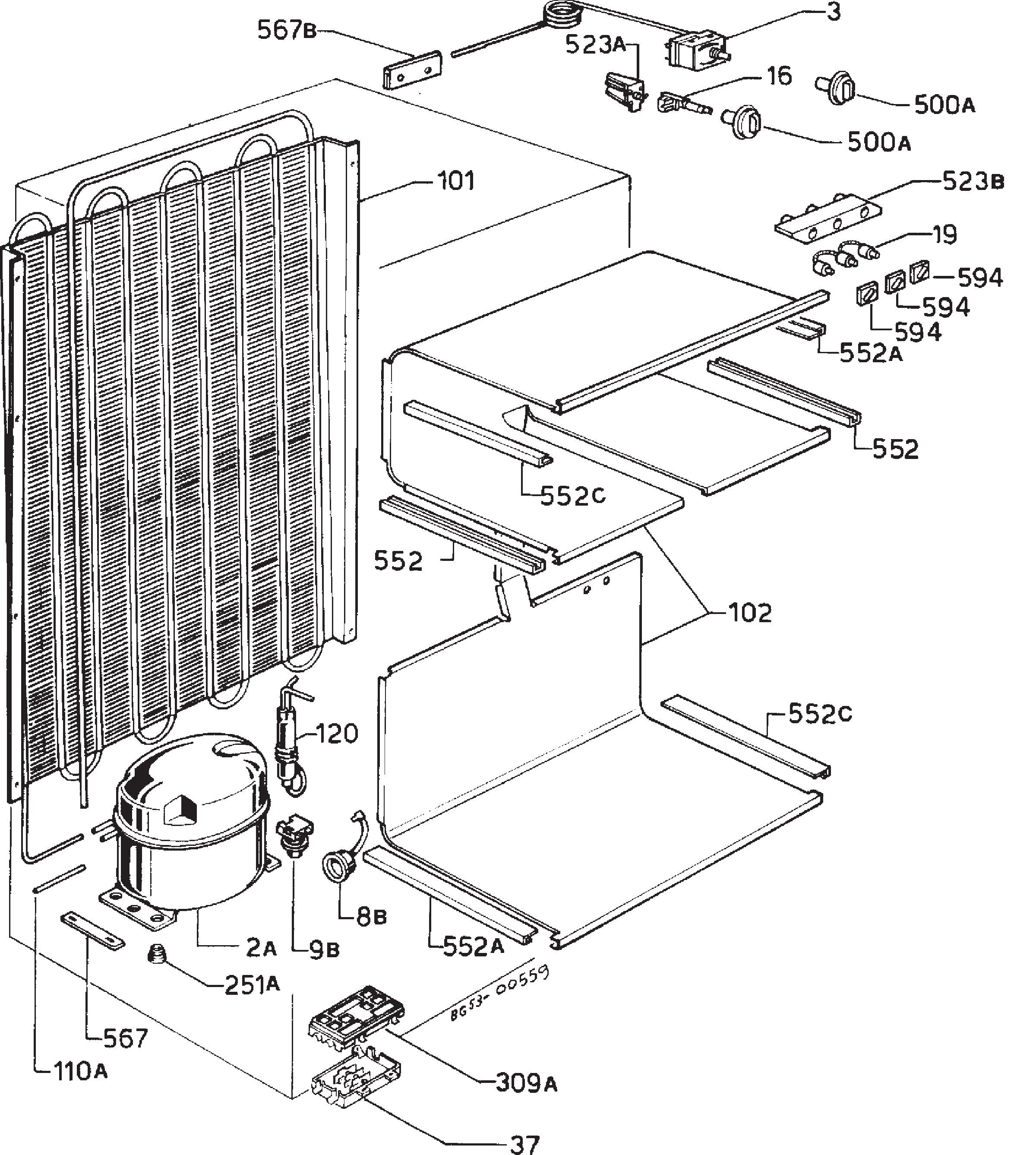 Refrigerator cooling system