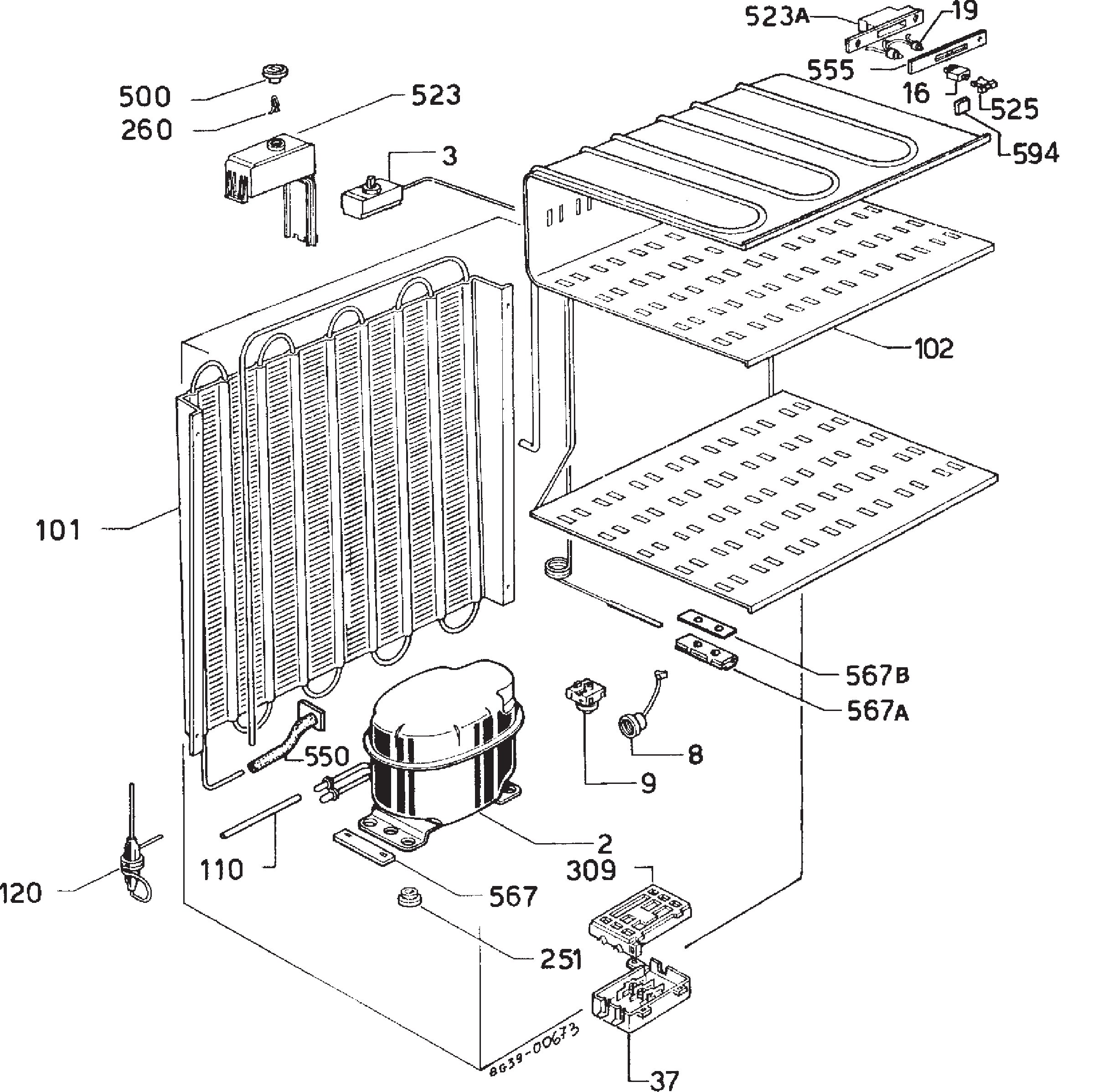 Refrigerator cooling system