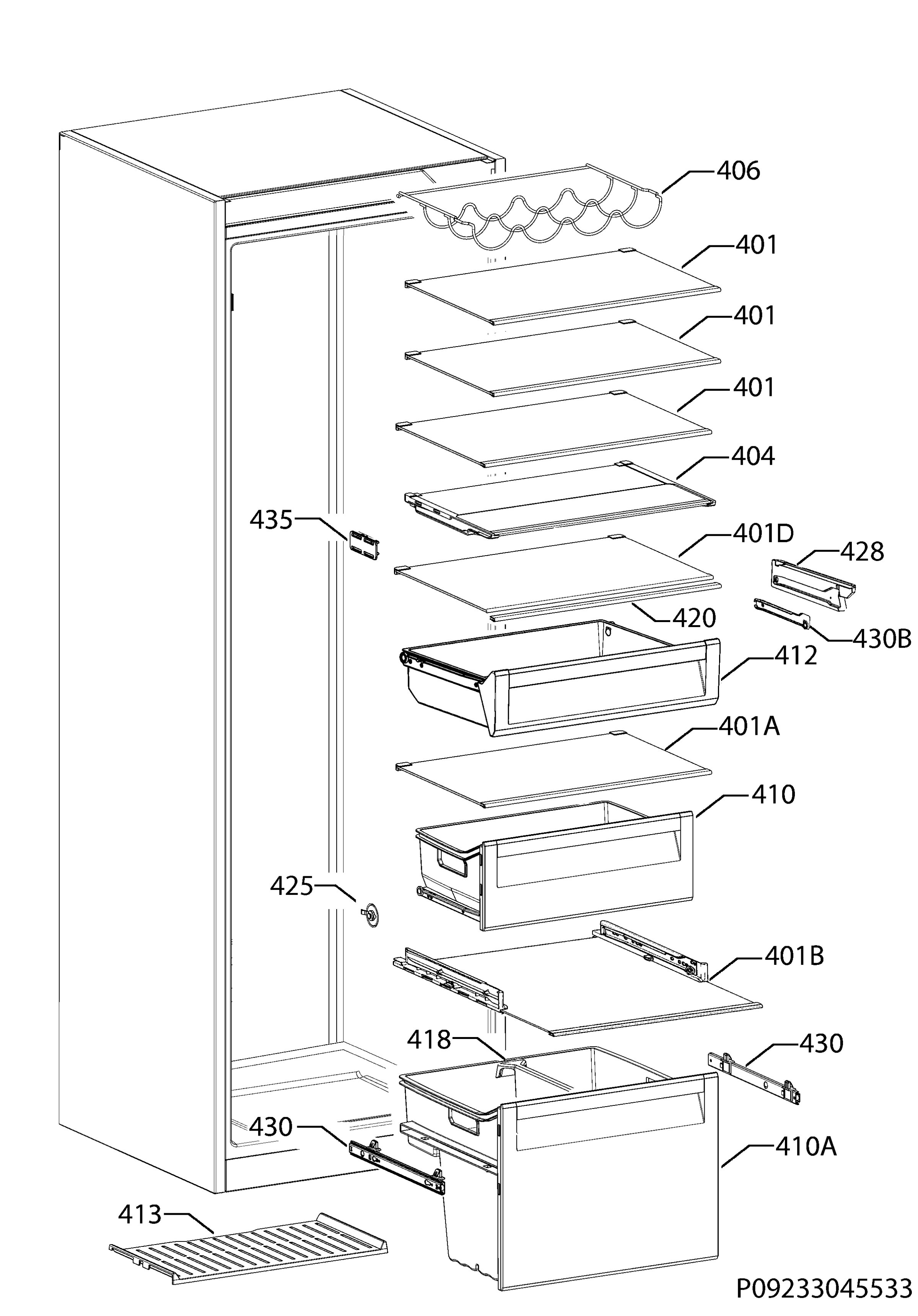 Internal parts