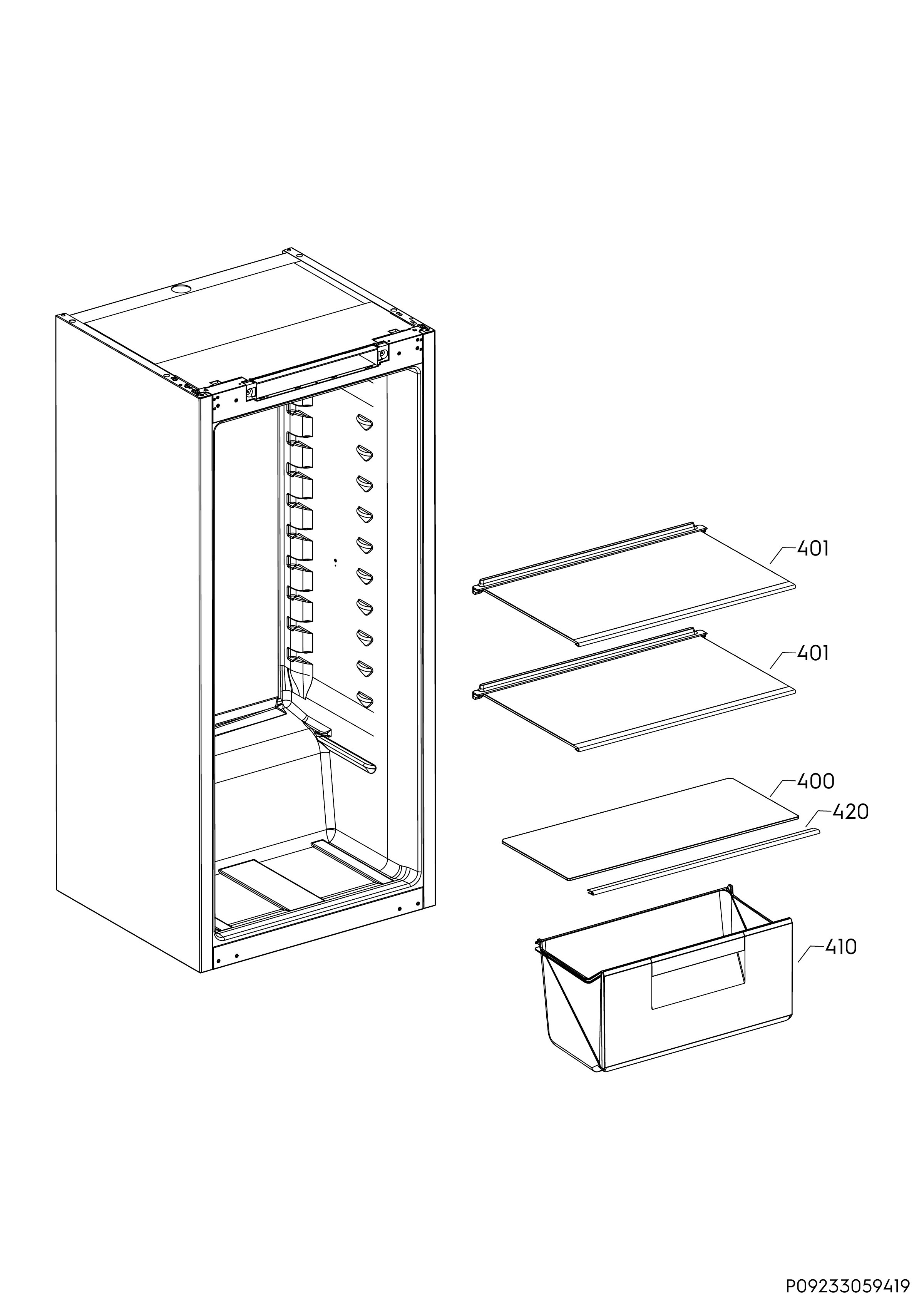 Internal parts