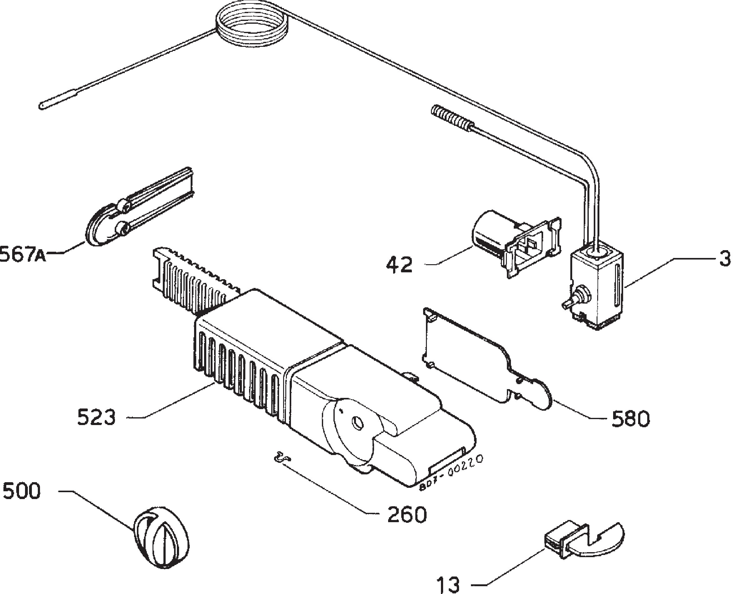 Refrigerator electrical equipment