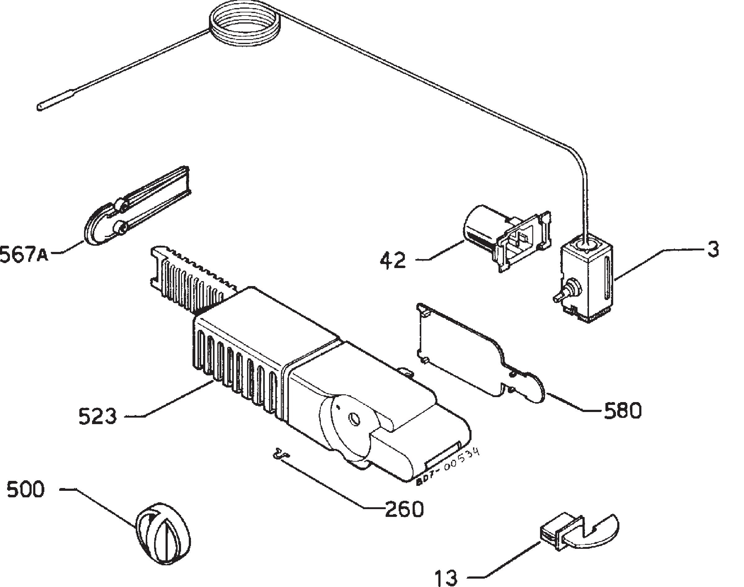 Refrigerator electrical equipment