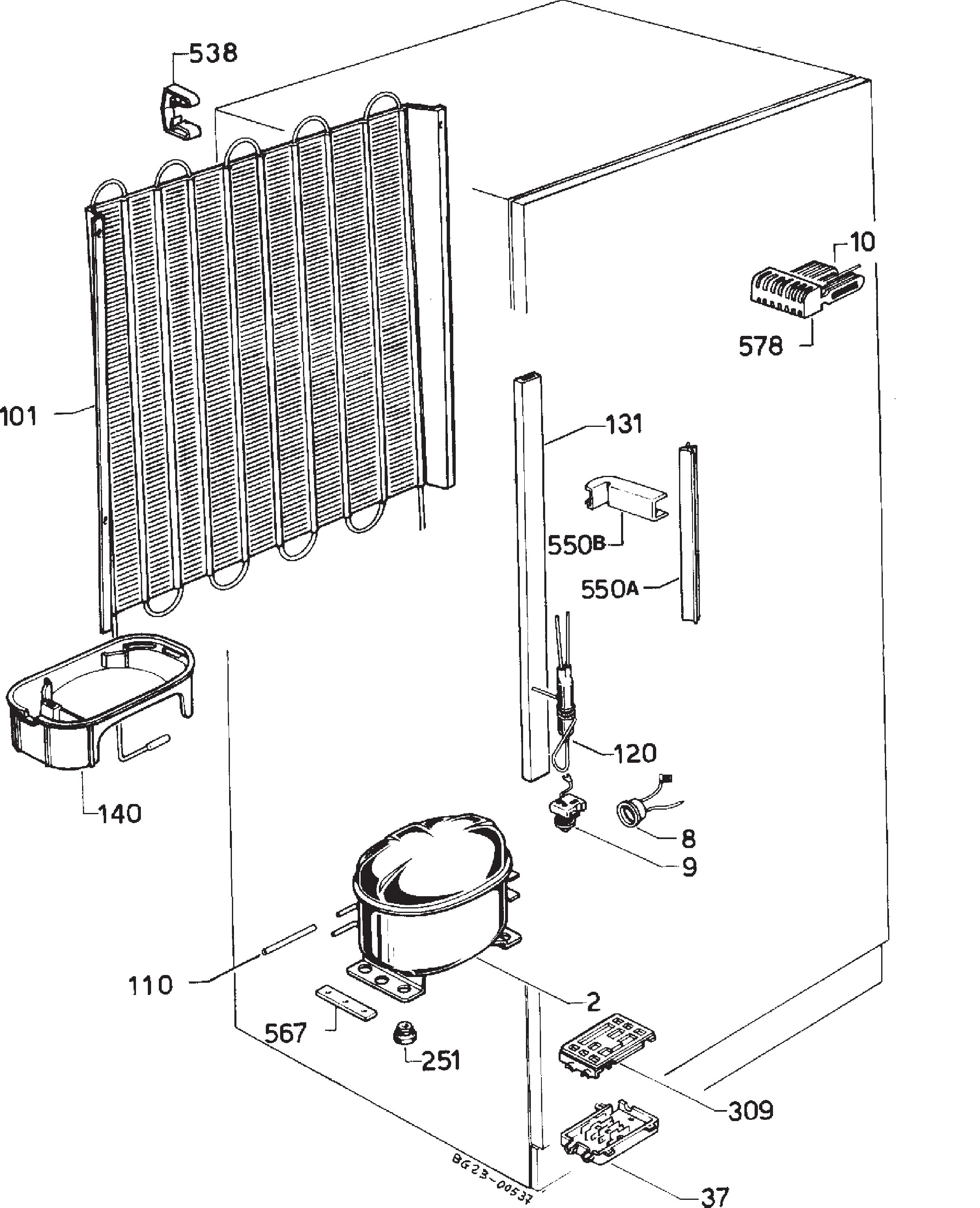 Refrigerator cooling system