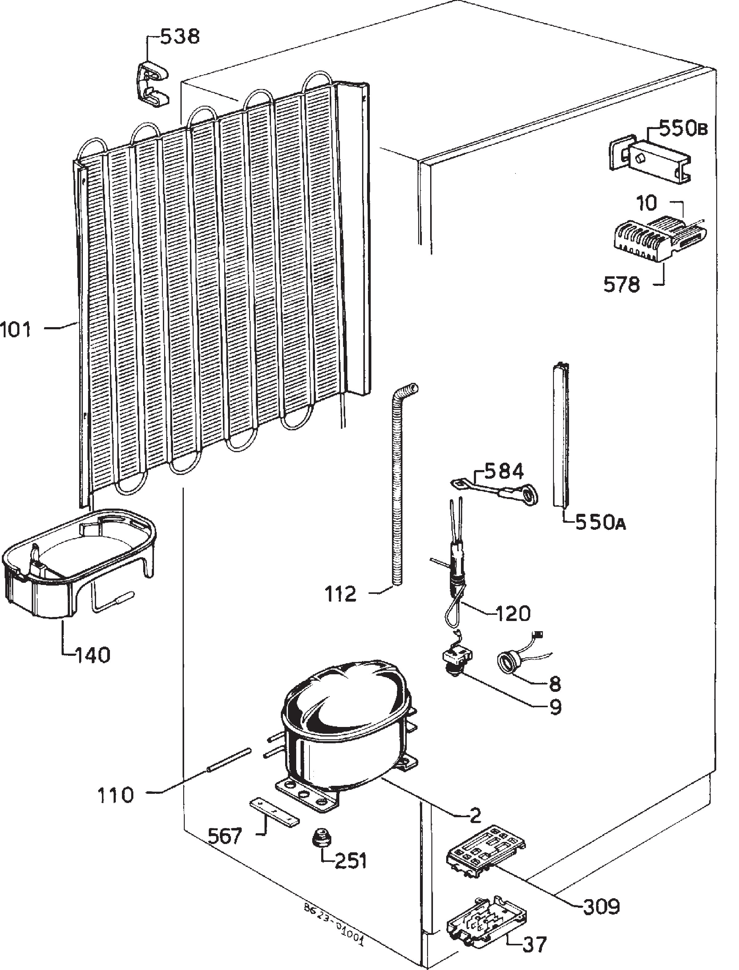 Refrigerator cooling system