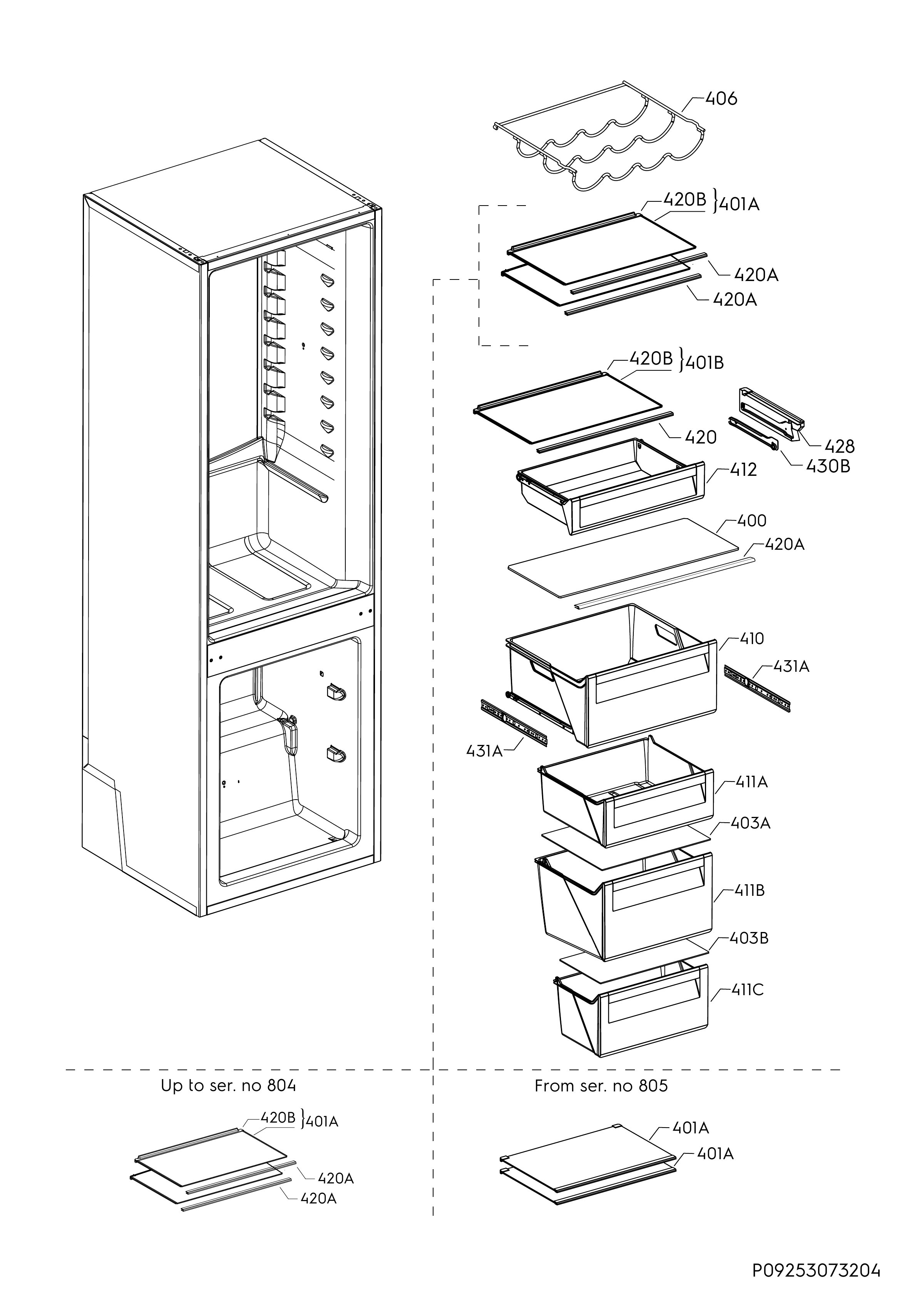 Internal parts