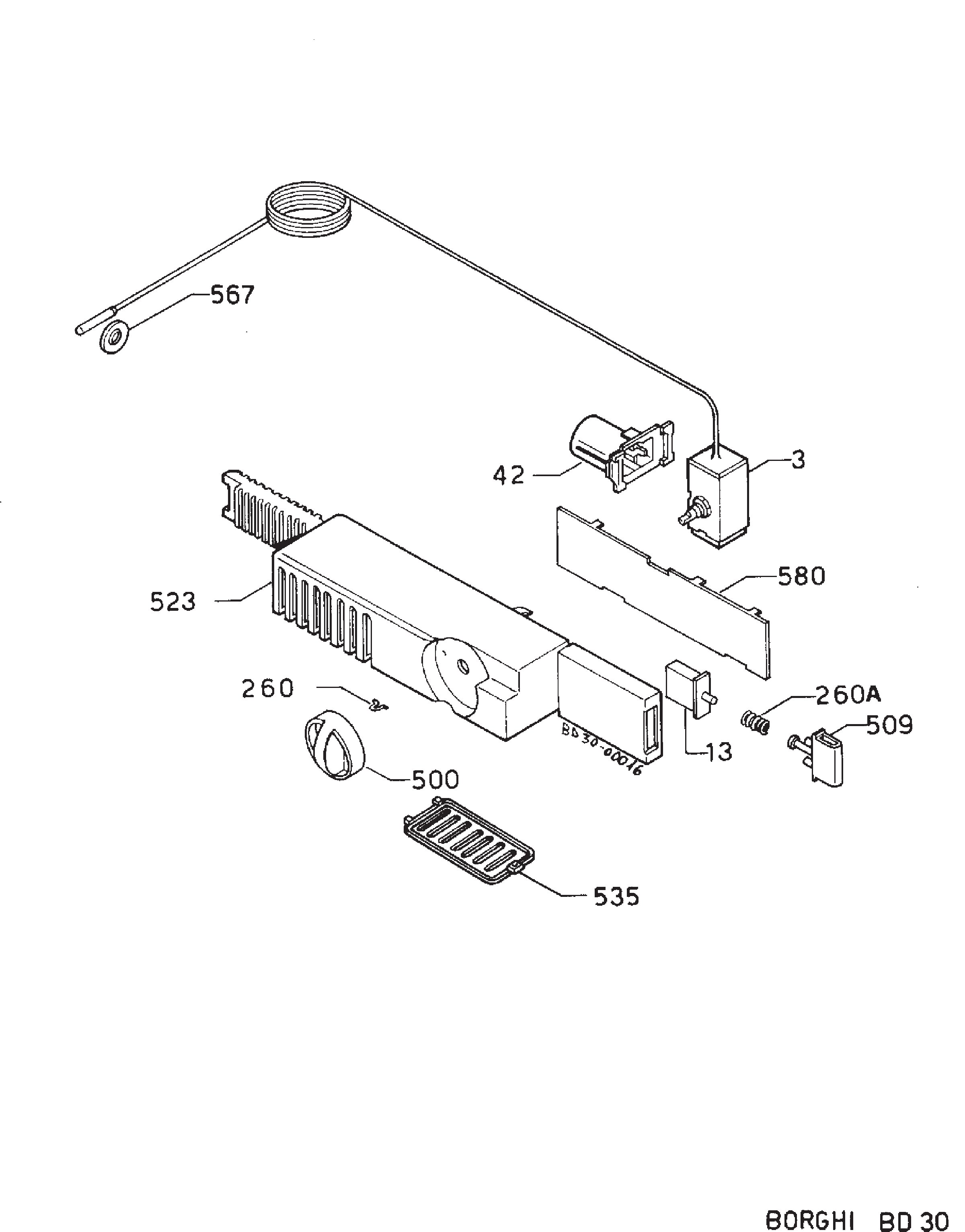 Refrigerator electrical equipment