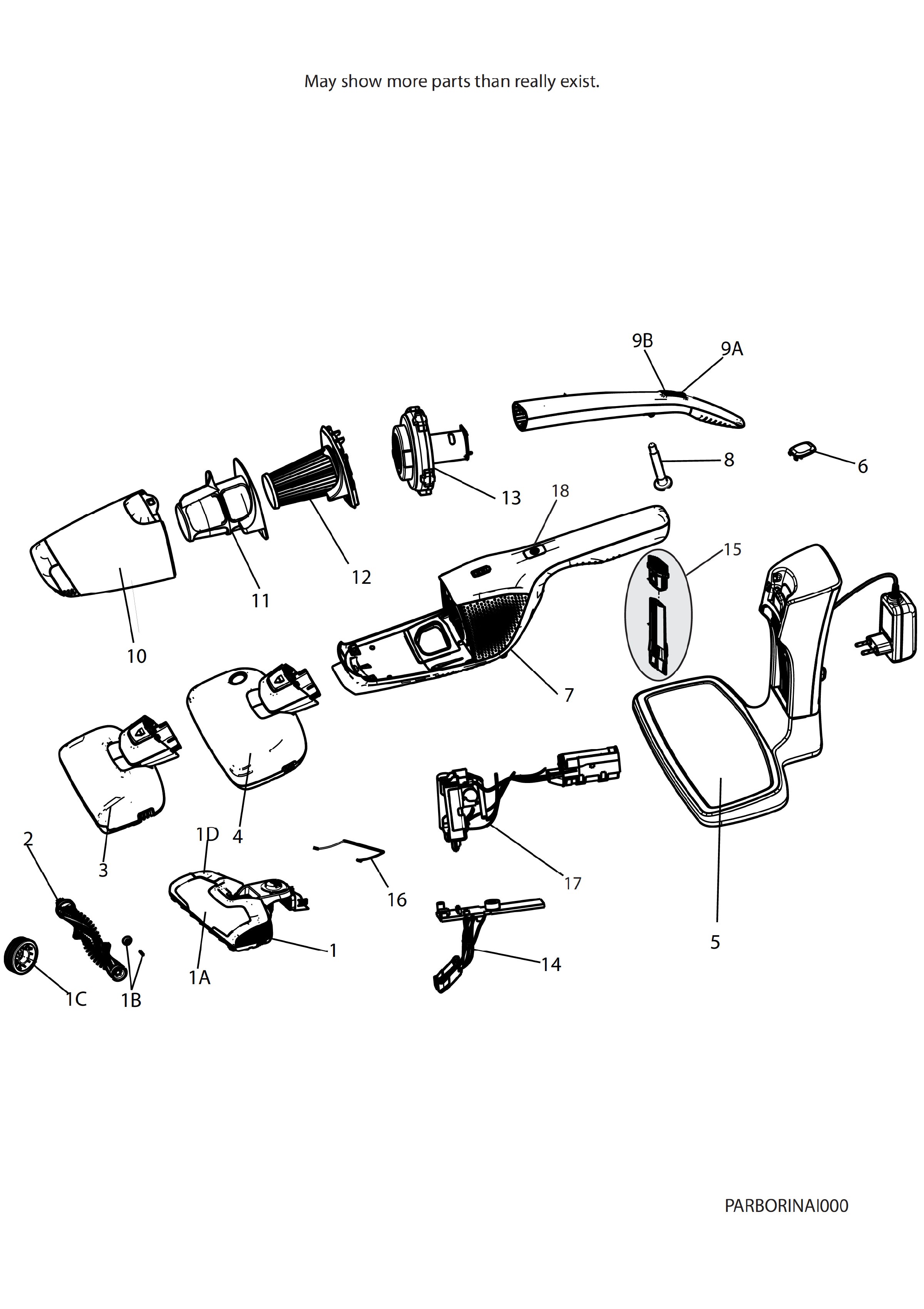 Housing, motor, filters