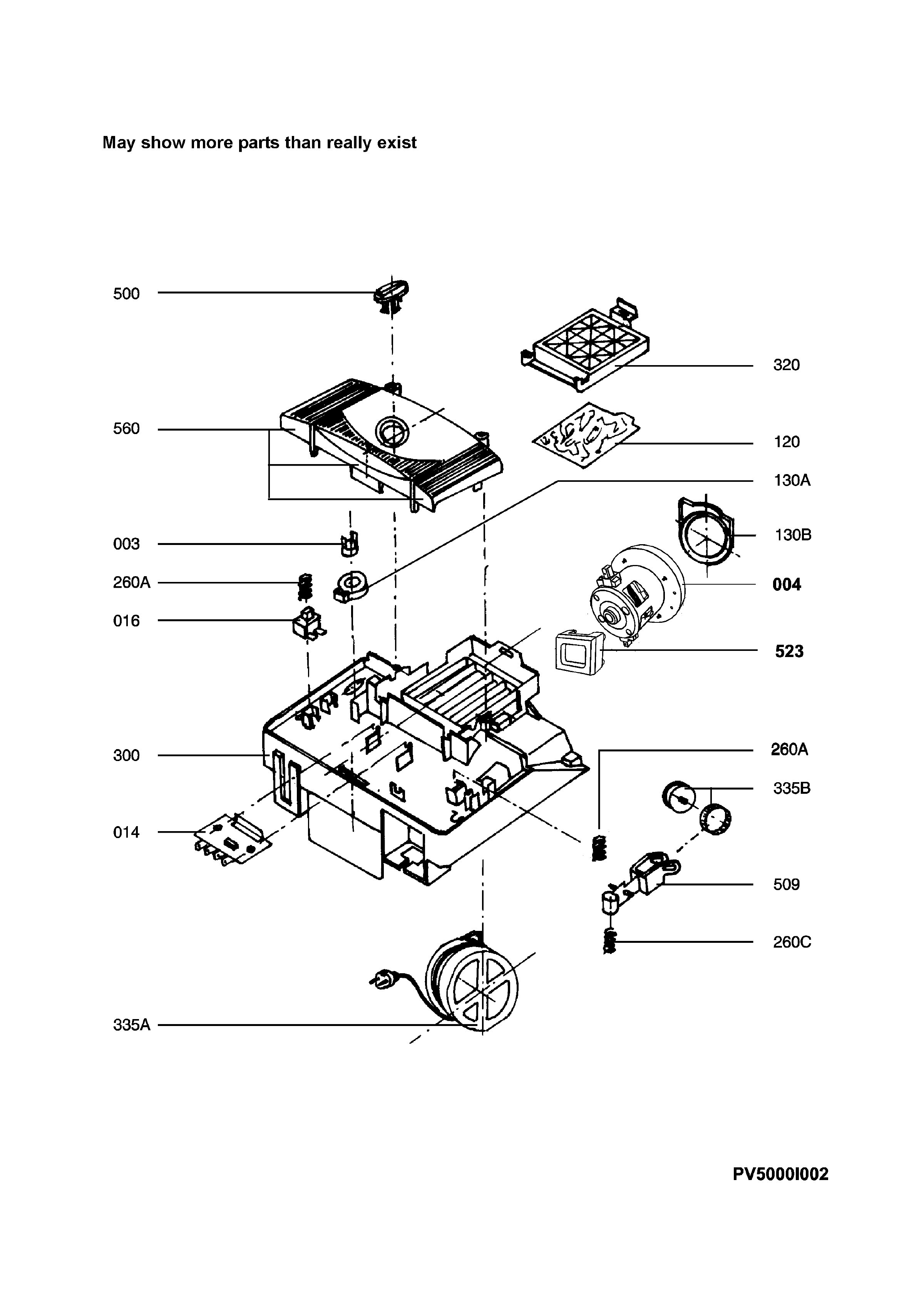 Internal parts