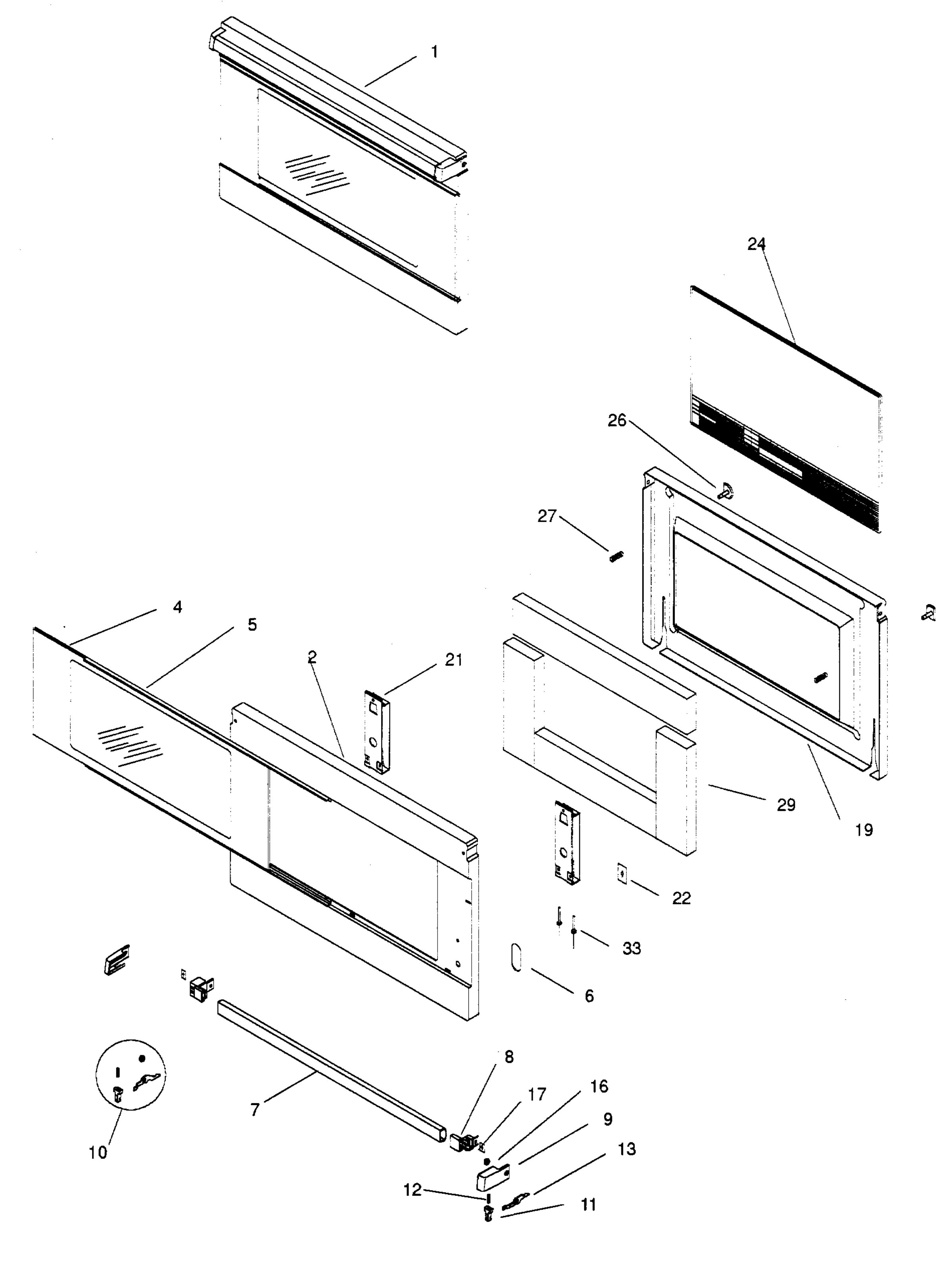 H10 Main Oven Door (large)