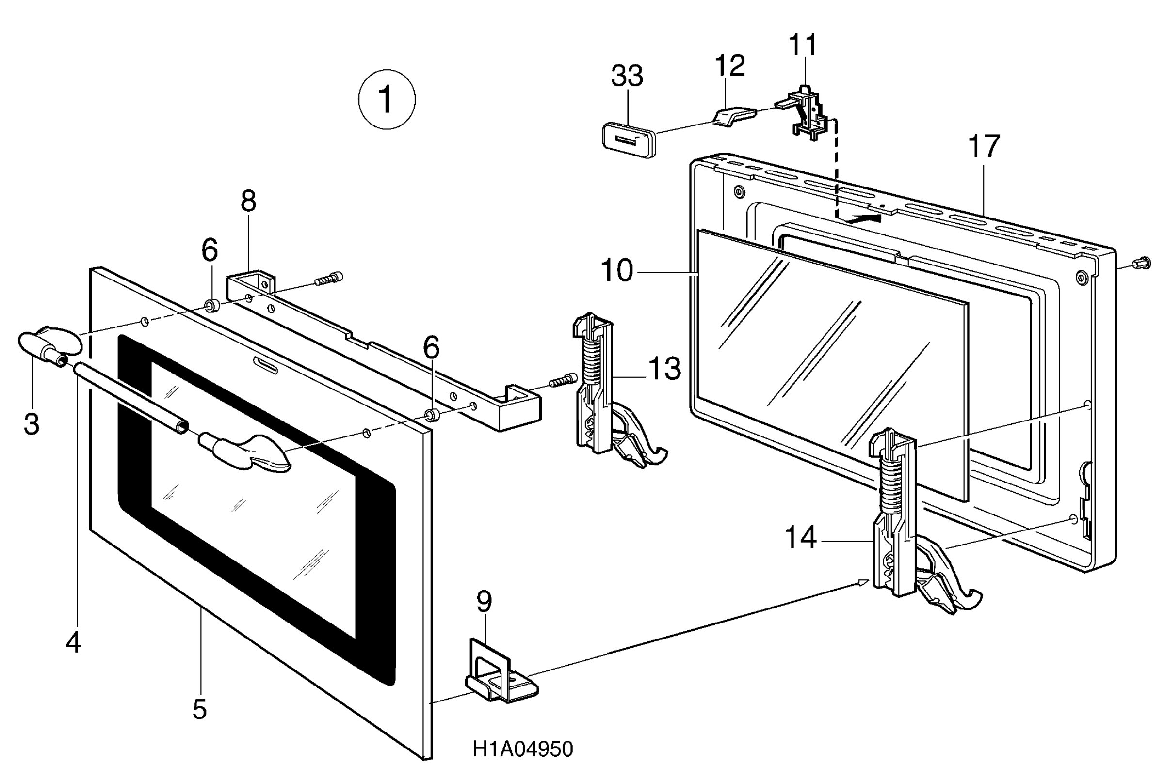H10 Main Oven Door (large)