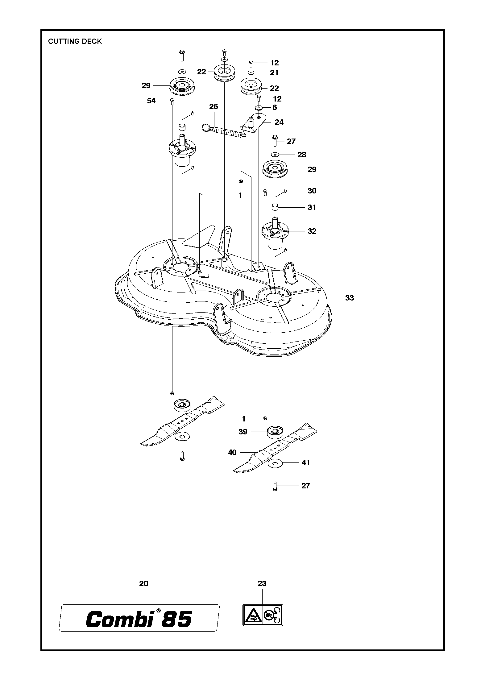 MOWER DECK / CUTTING DECK