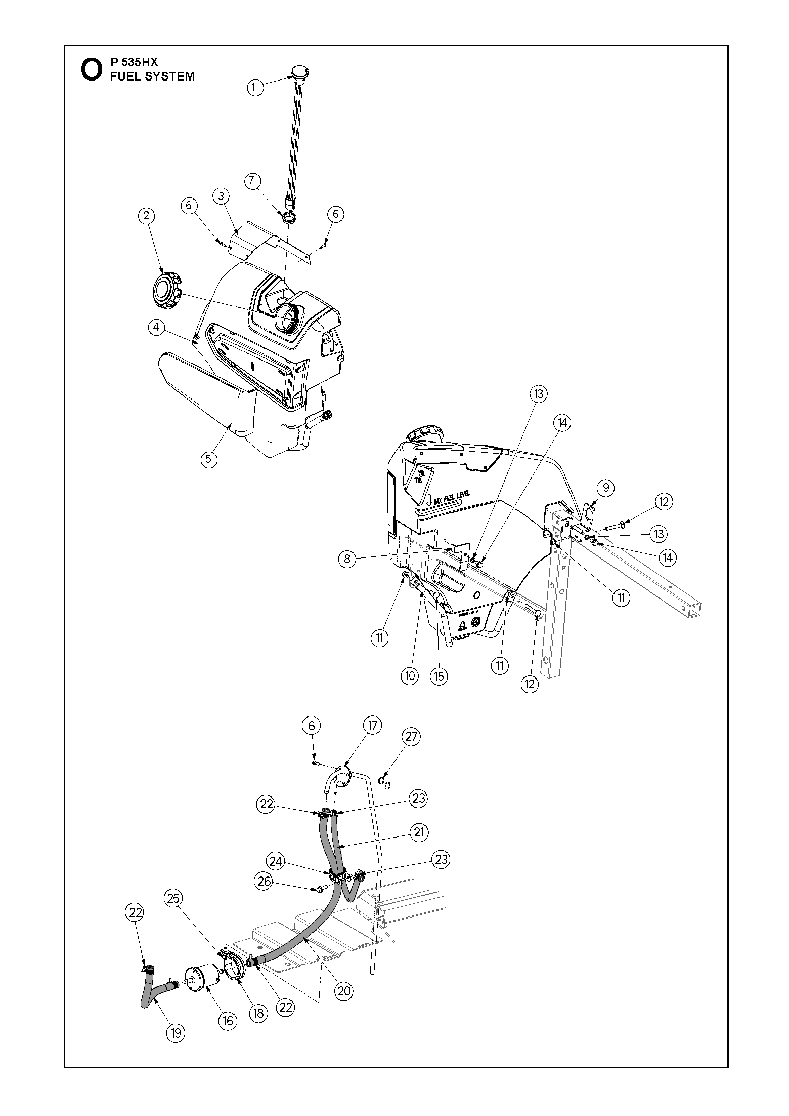 MOWER LIFT / DECK LIFT