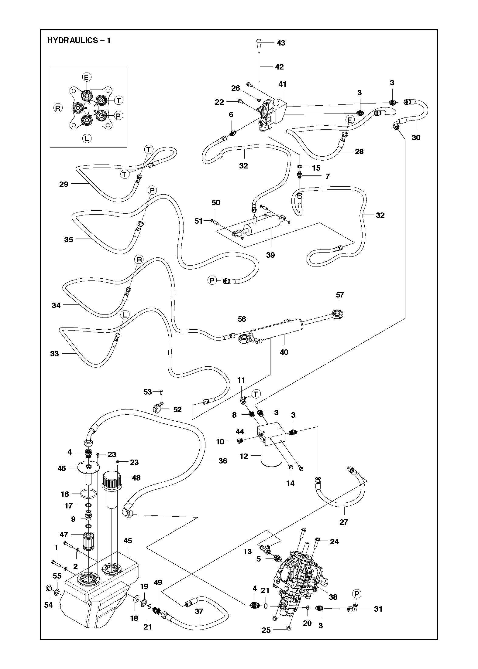 HYDRAULIC PUMP - MOTOR