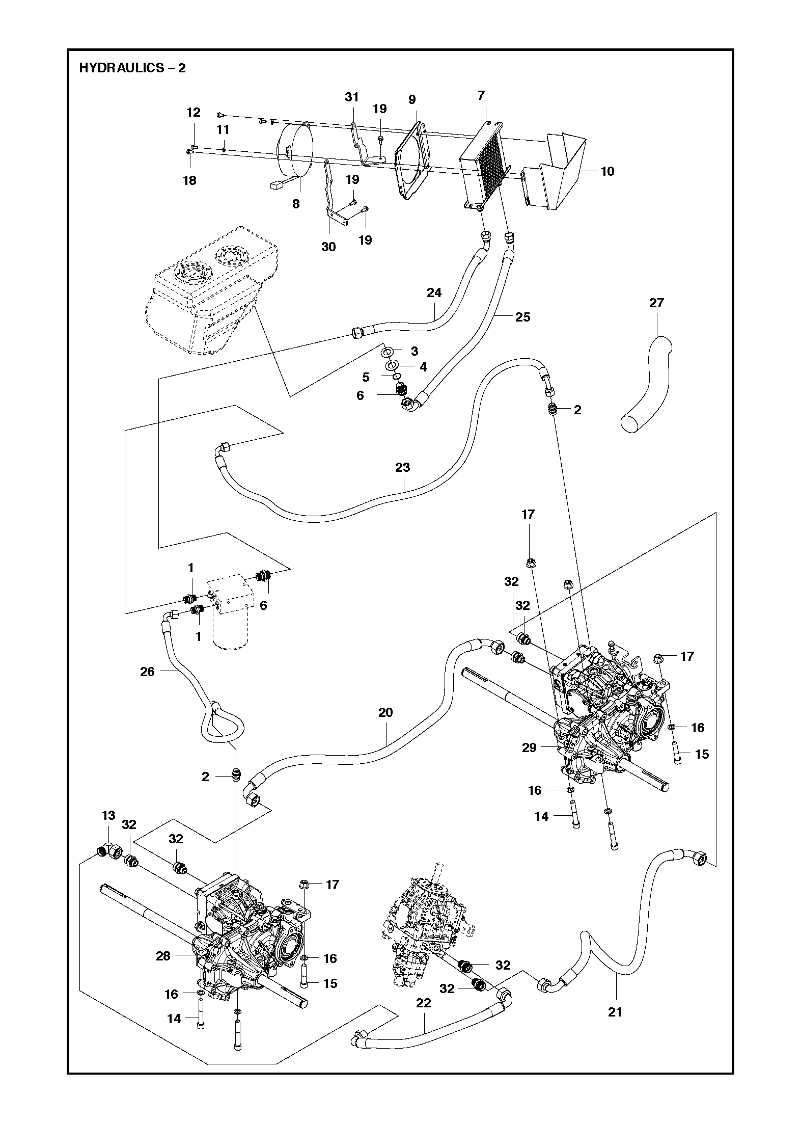 HYDRAULIC PUMP - MOTOR