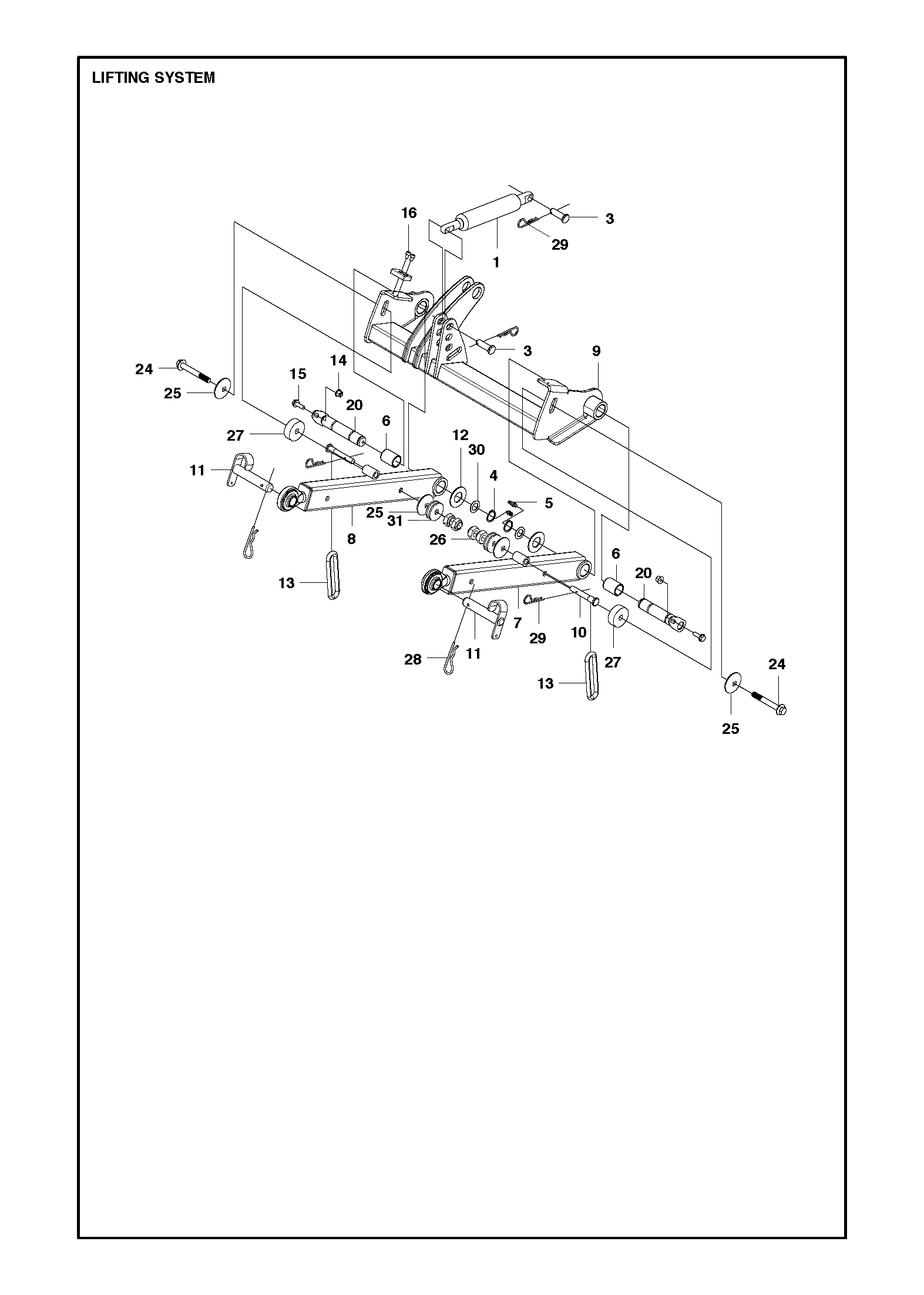 MOWER LIFT / DECK LIFT
