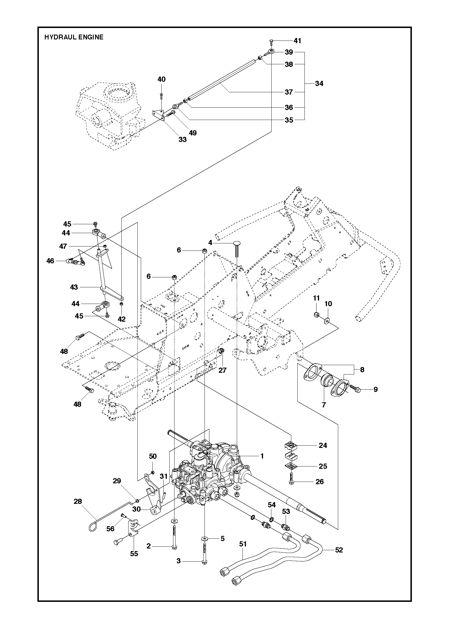 HYDRAULIC PUMP - MOTOR