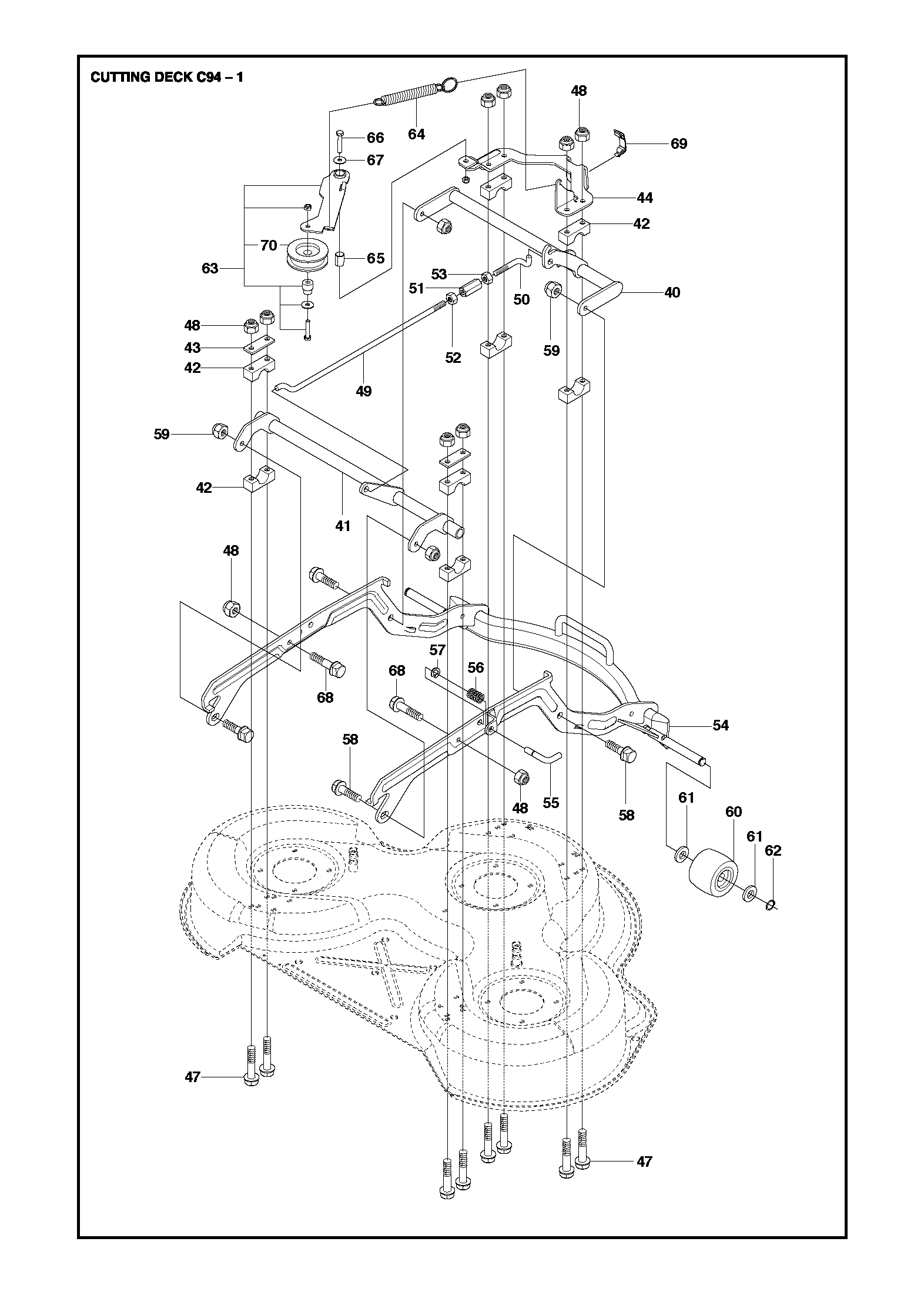 94CM CUTTING DECK