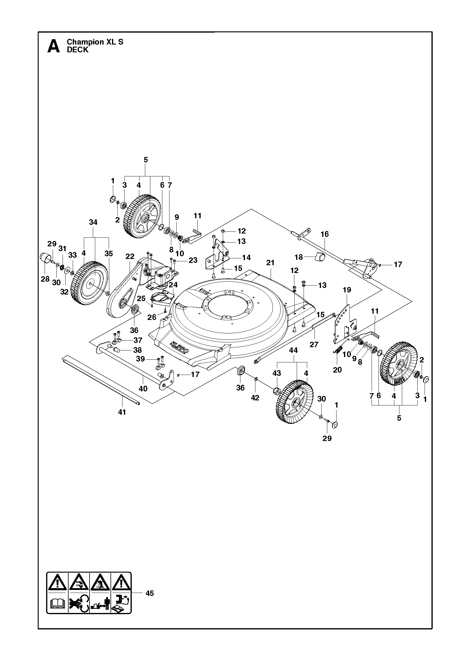 MOWER DECK / CUTTING DECK