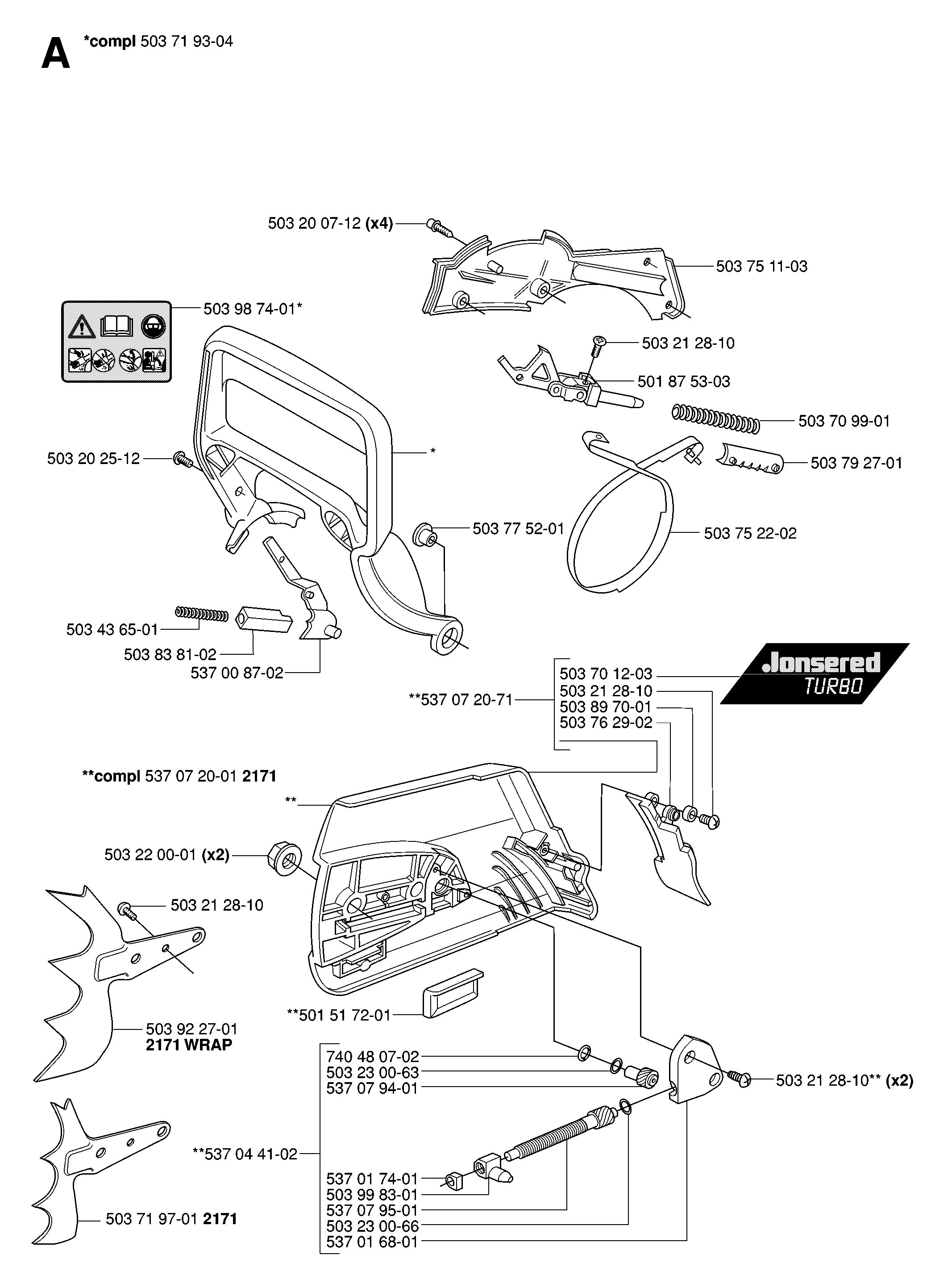 CYLINDER, PISTON & MUFFLER