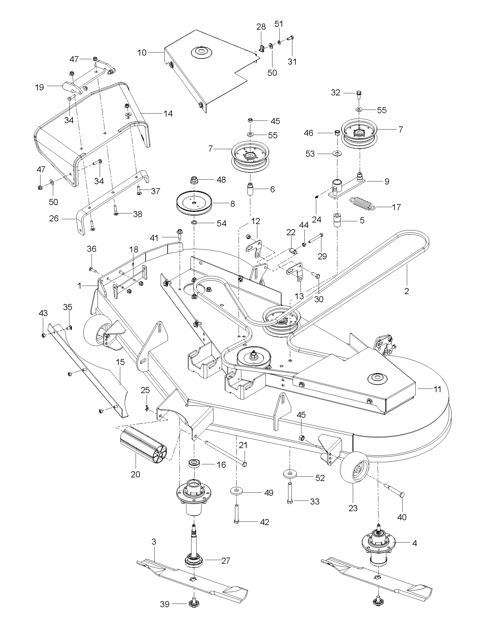 MOWER DECK / CUTTING DECK