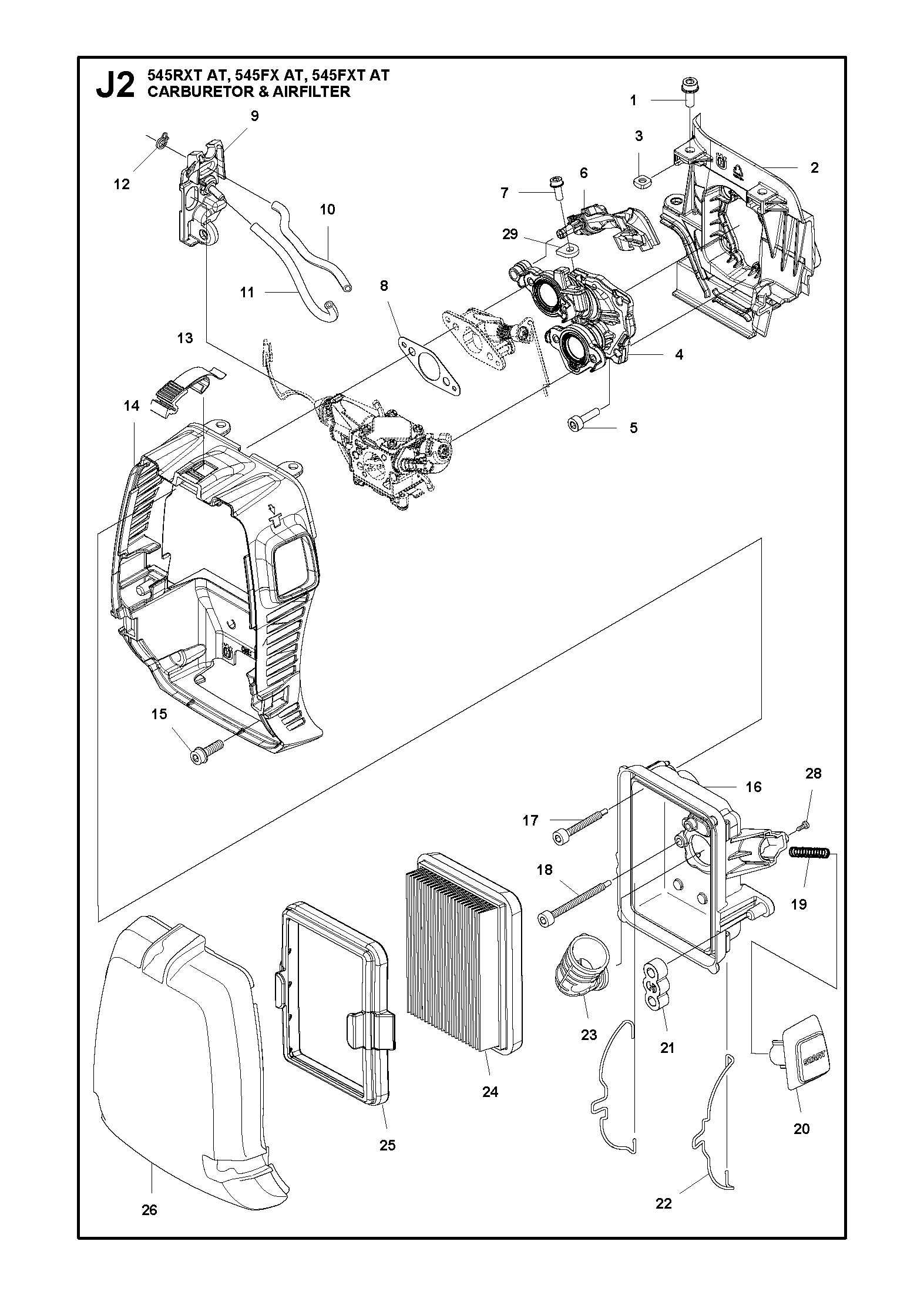 CARBURETOR & AIR FILTER