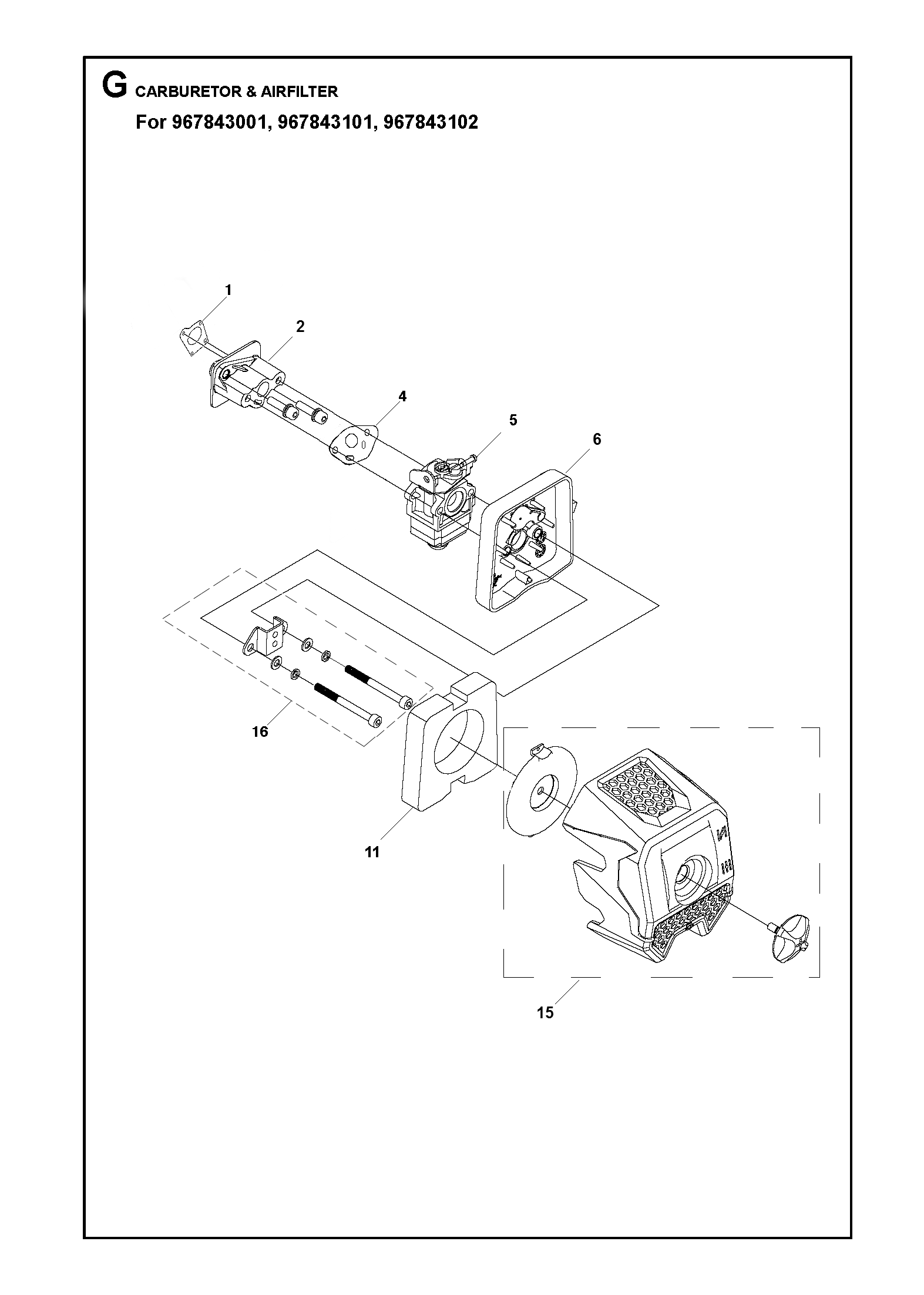 CARBURETOR & AIR FILTER