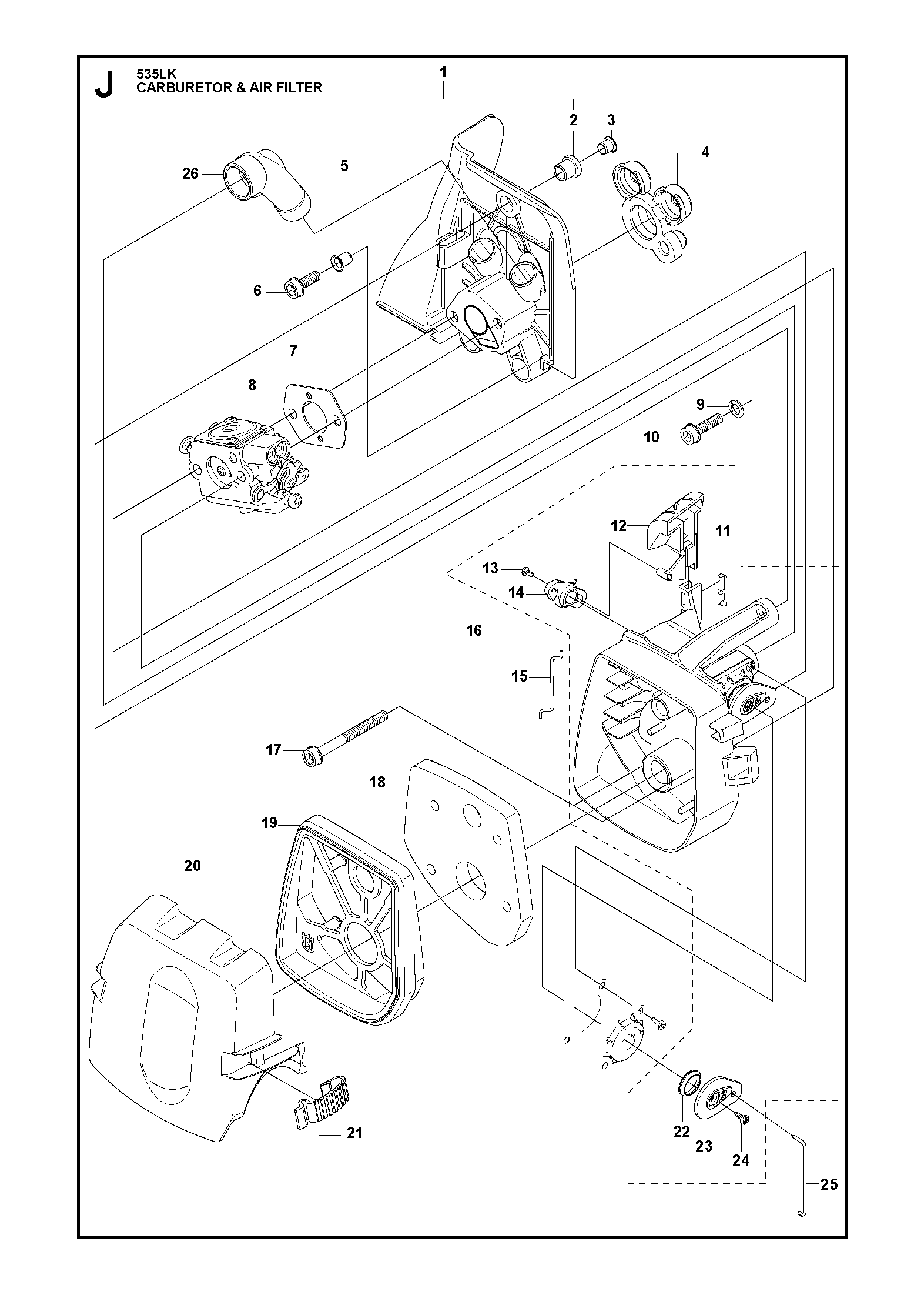 CYLINDER, PISTON & MUFFLER