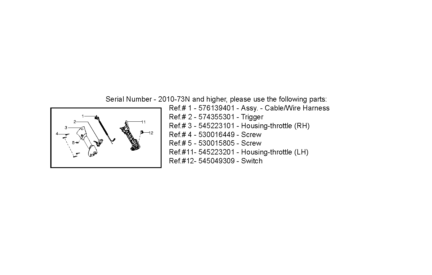 THROTTLE CONTROLS