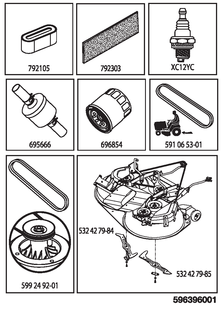 FREQUENTLY USED PARTS