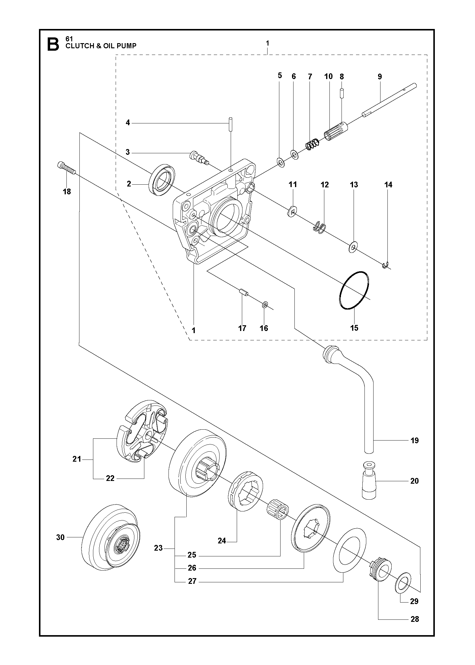 CLUTCH & OIL PUMP
