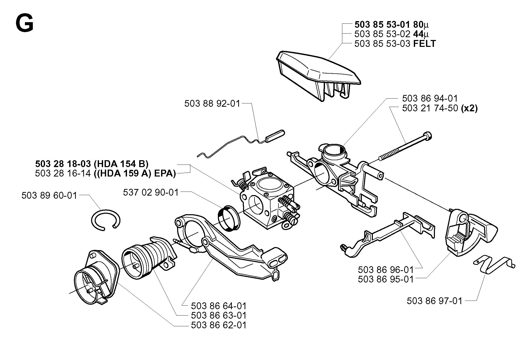 CARBURETOR & AIR FILTER