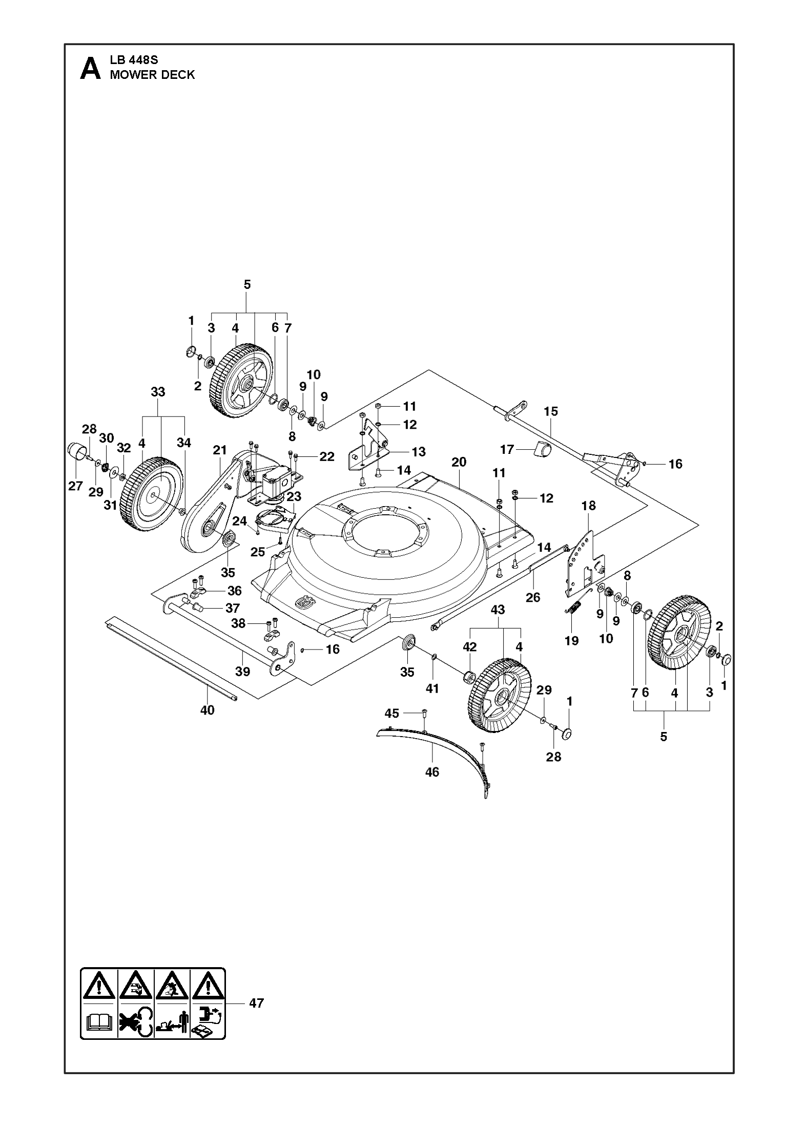 MOWER DECK / CUTTING DECK