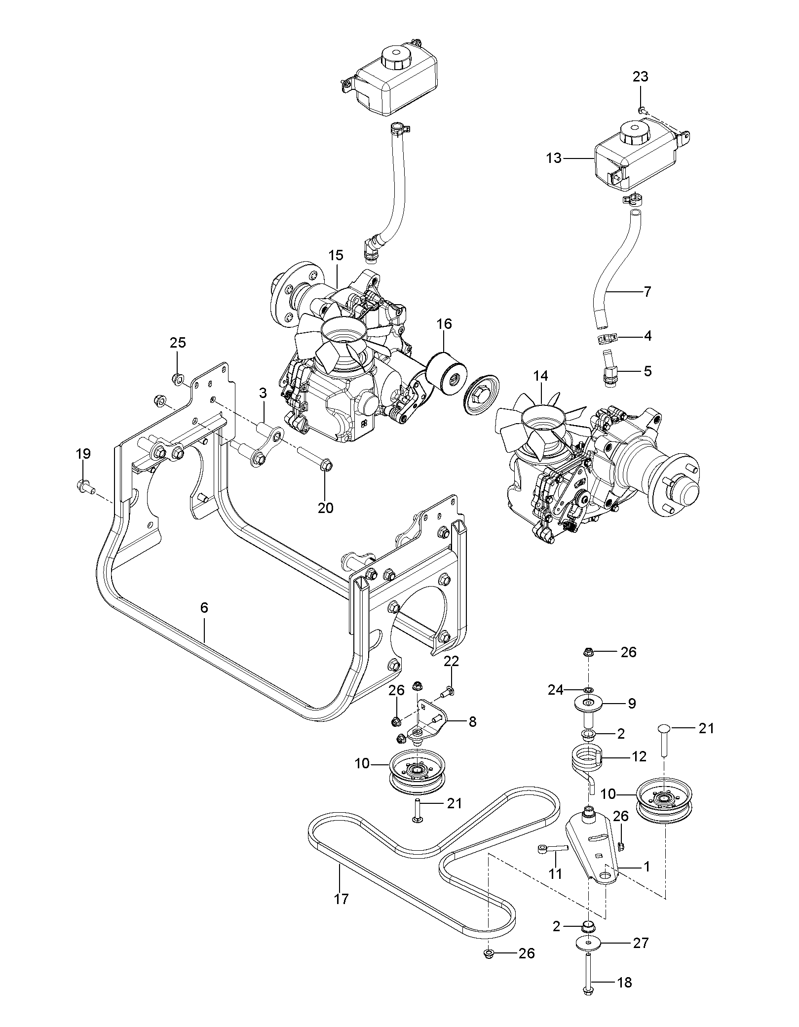 HYDRAULIC PUMP - MOTOR
