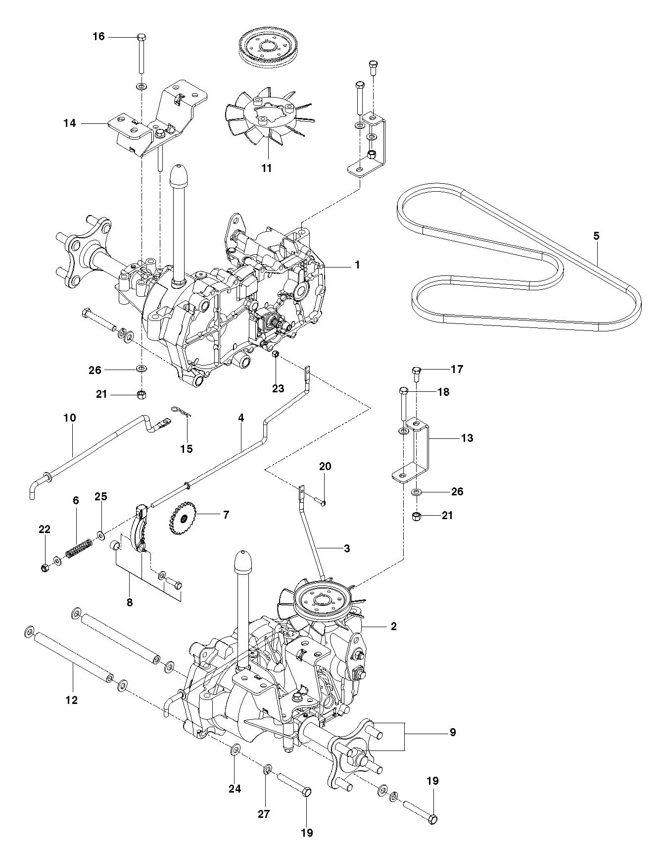 HYDRAULIC PUMP - MOTOR