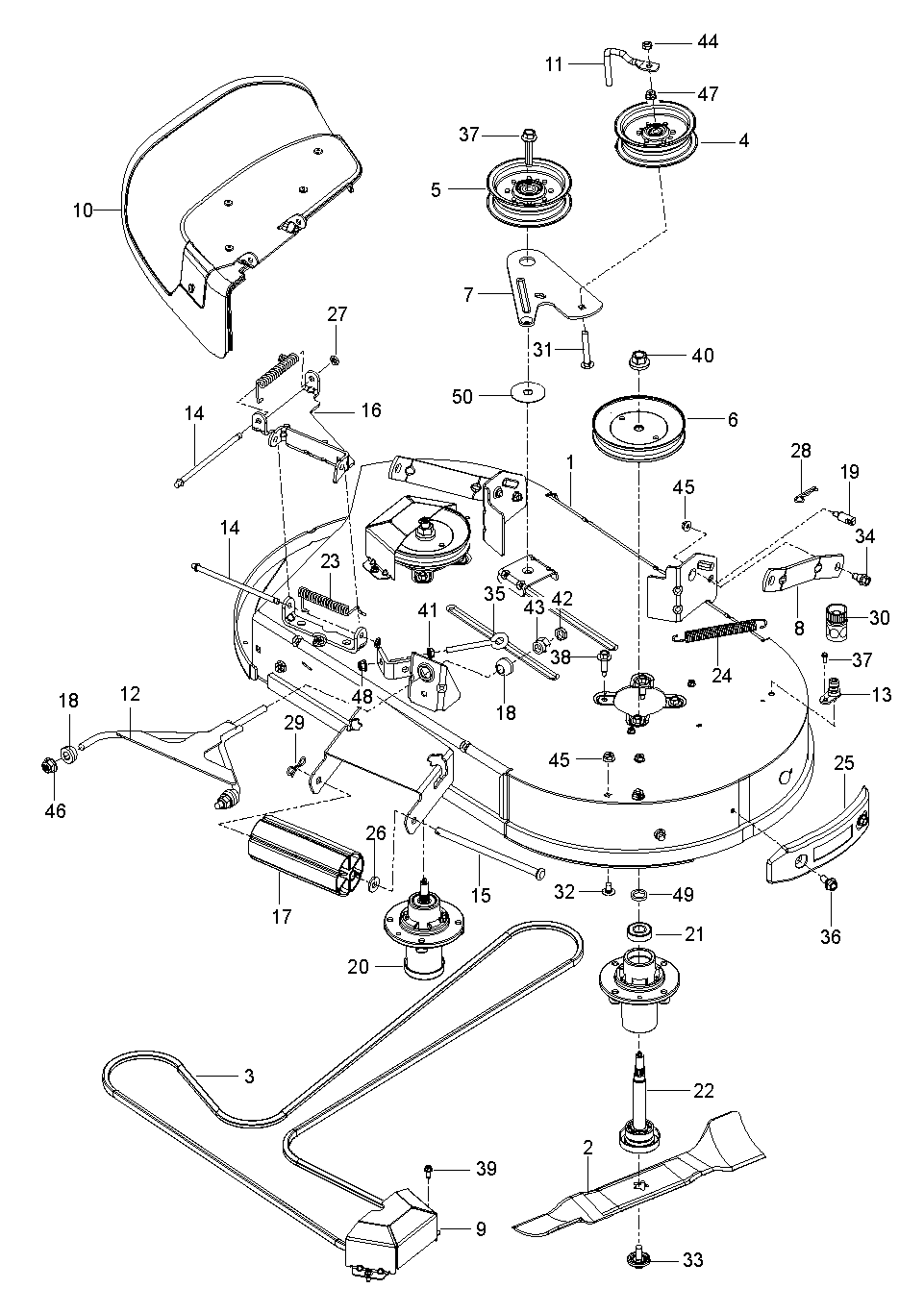 MOWER DECK / CUTTING DECK