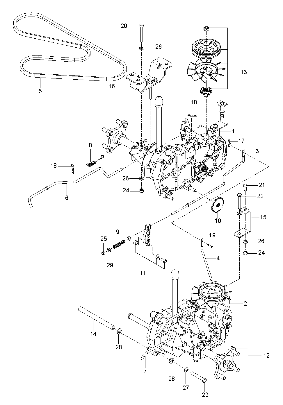 HYDRAULIC PUMP - MOTOR