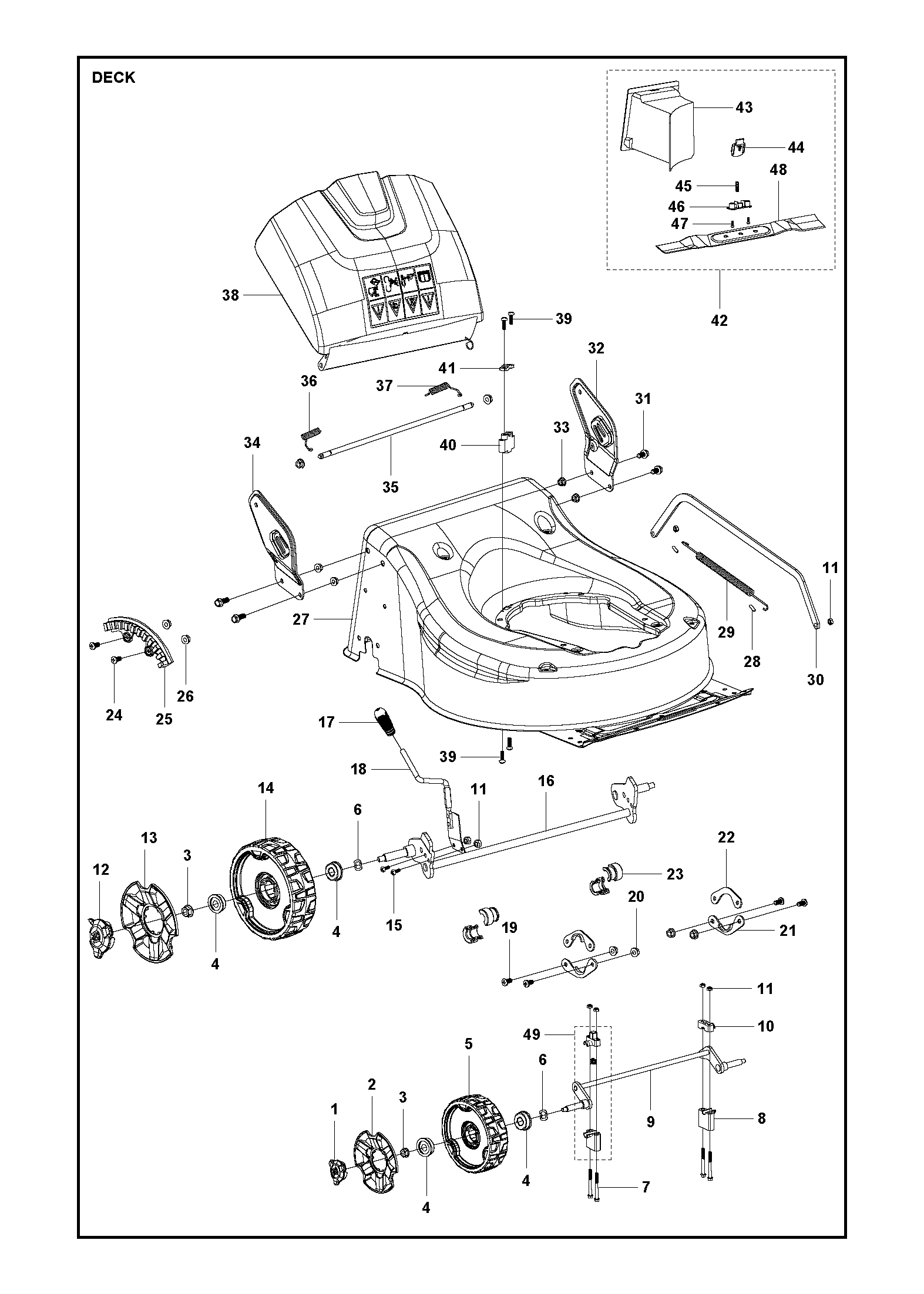 MOWER DECK / CUTTING DECK