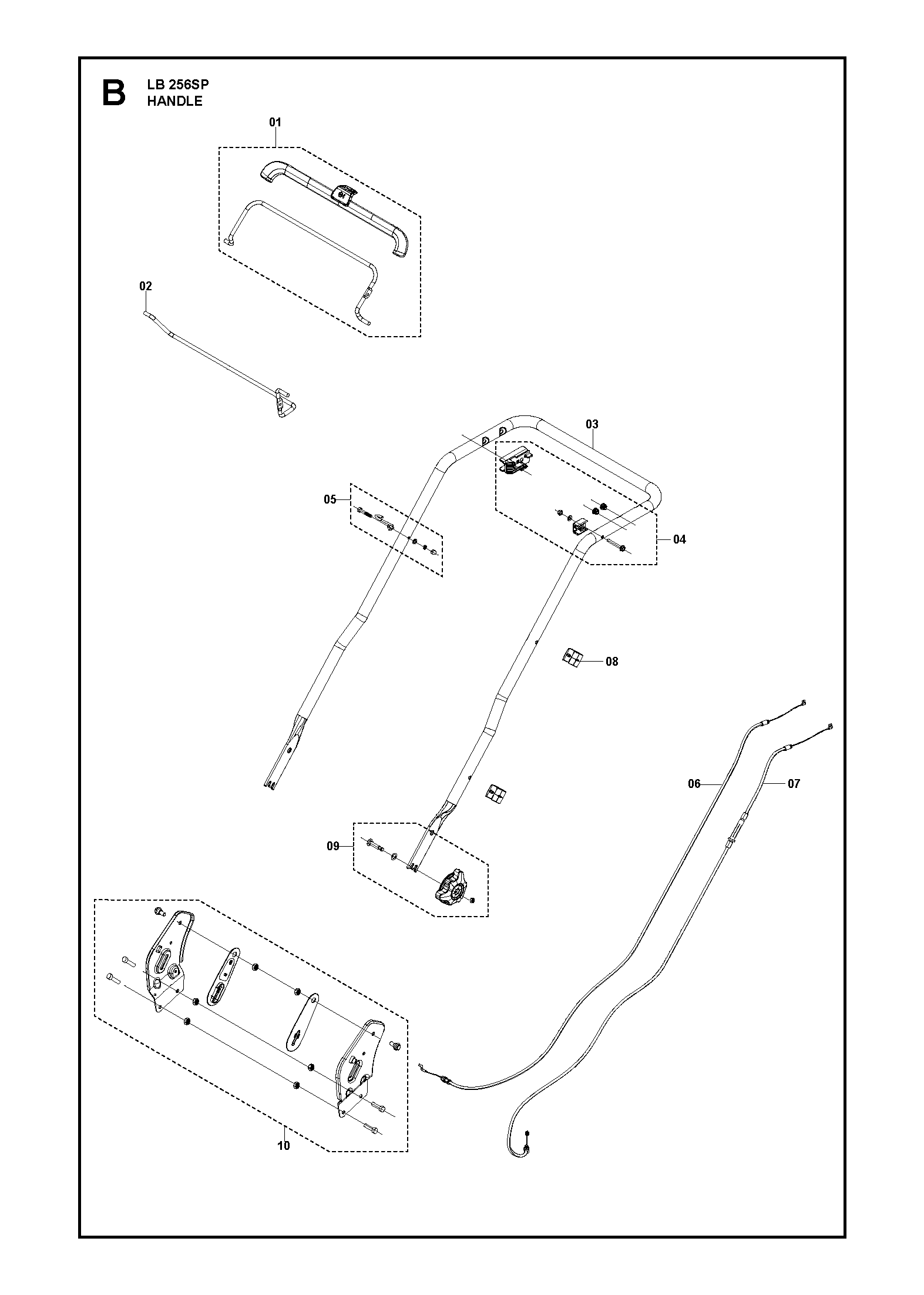 FUEL TANK & HANDLE