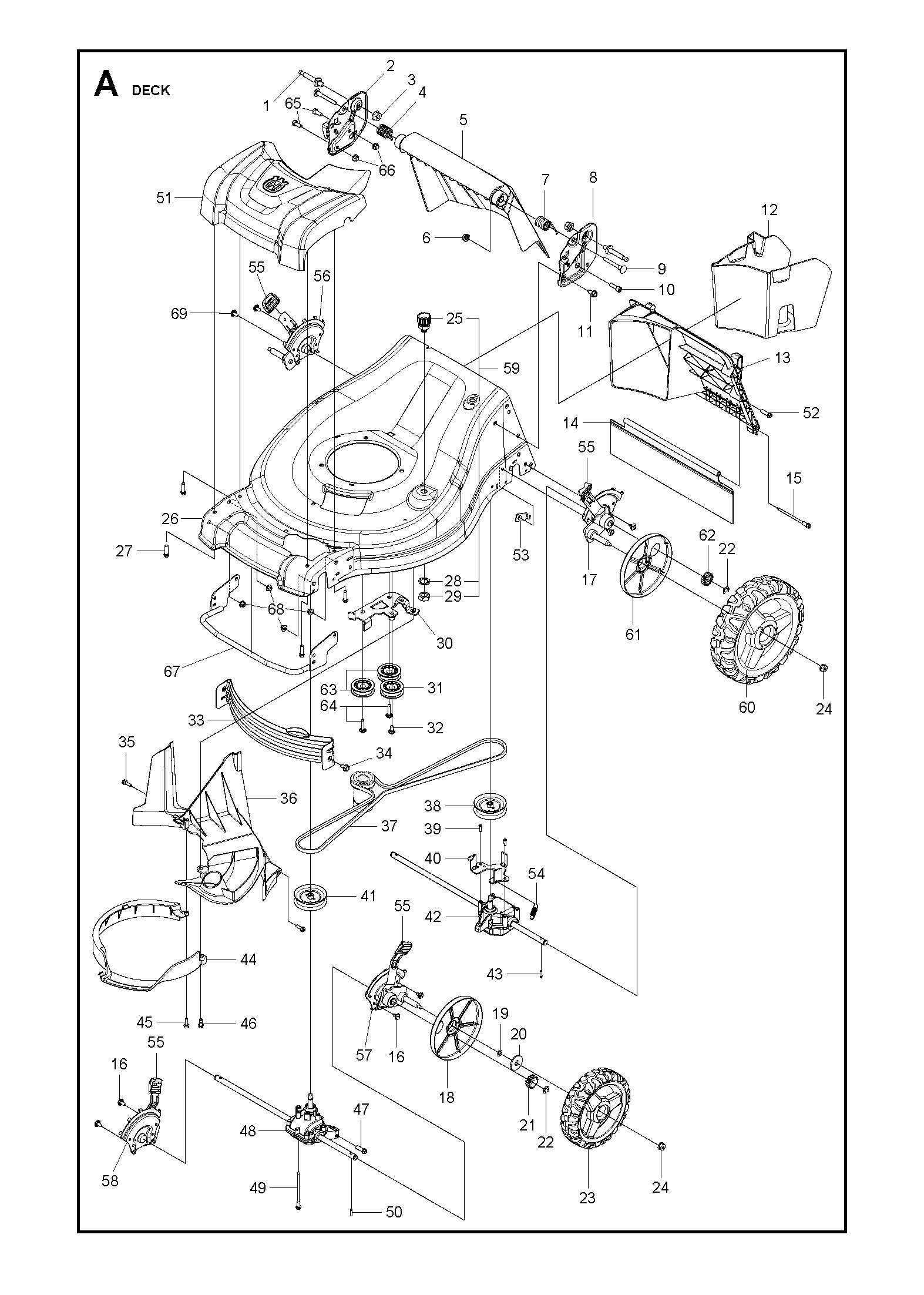 FUEL TANK & HANDLE