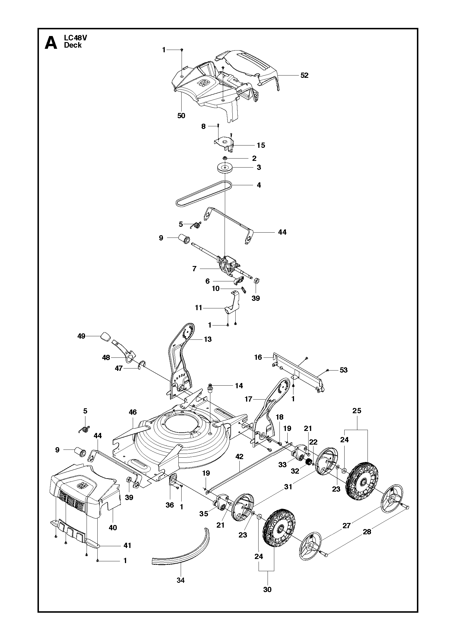 MOWER DECK / CUTTING DECK