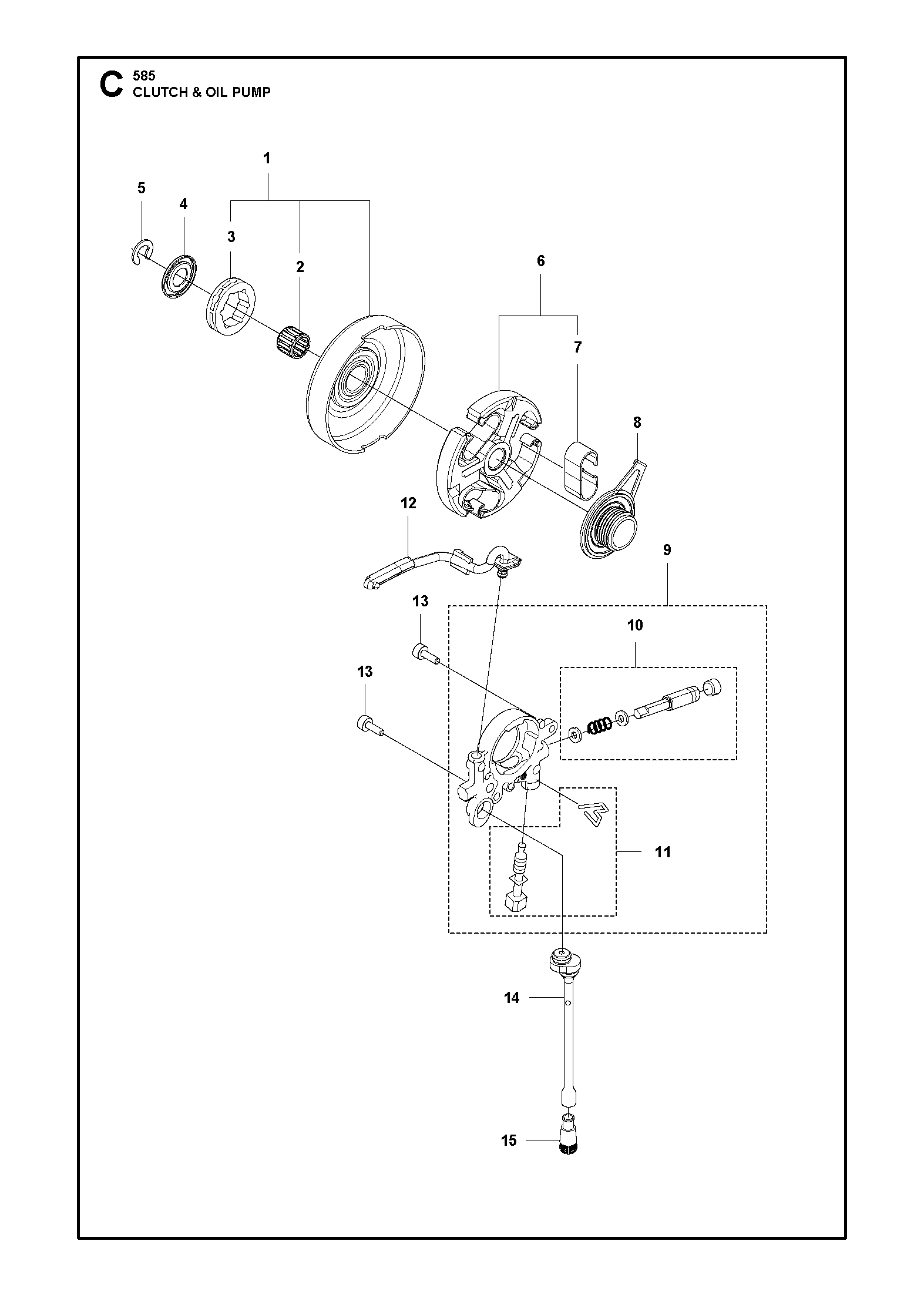 CLUTCH & OIL PUMP