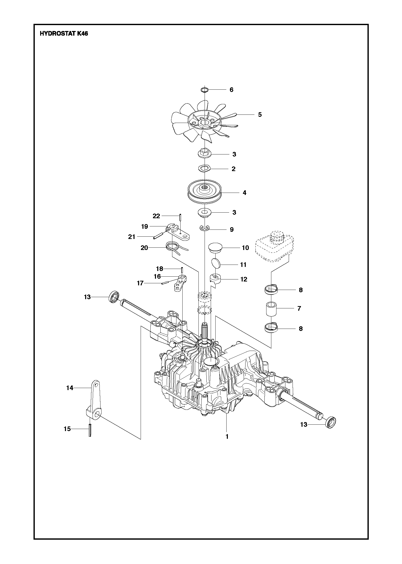 HYDRAULIC PUMP - MOTOR