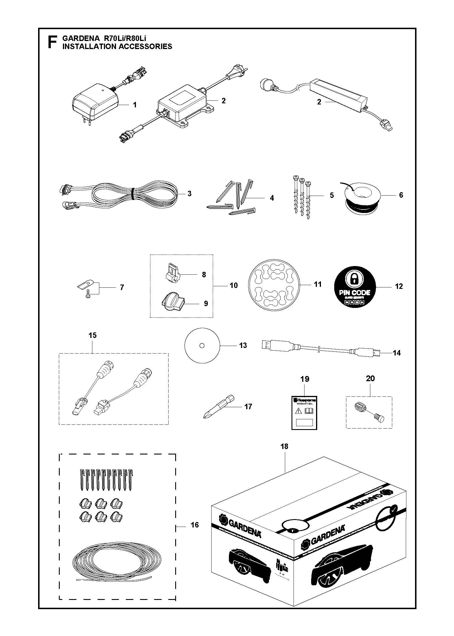INSTALLATION ACCESSORIES