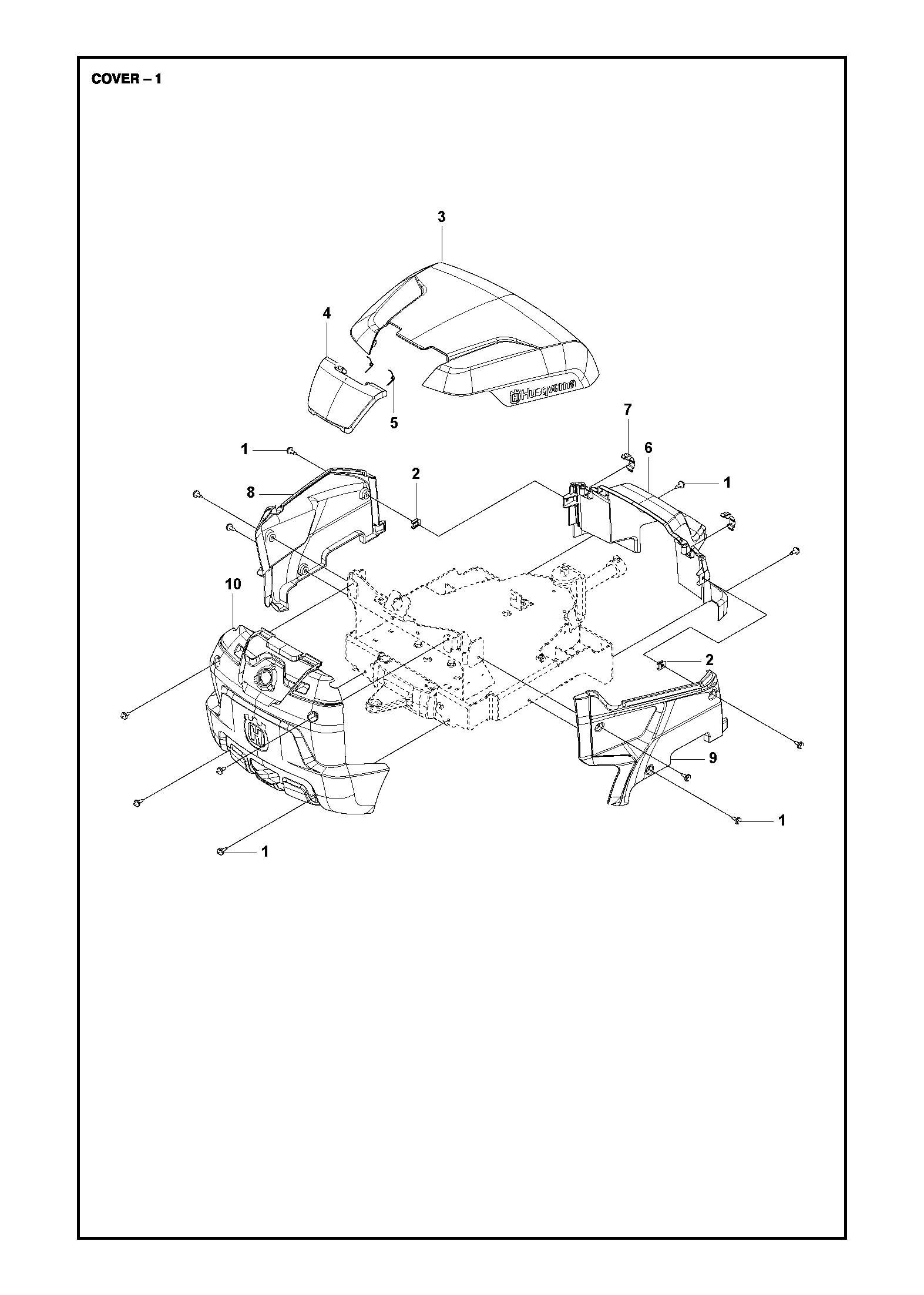 FUEL TANK & HANDLE