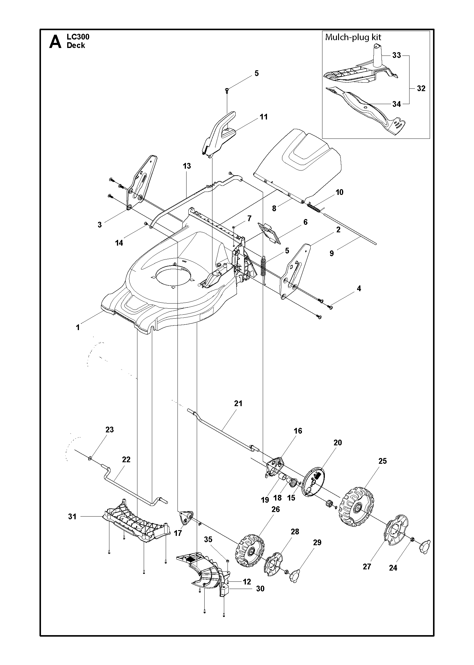 MOWER DECK / CUTTING DECK