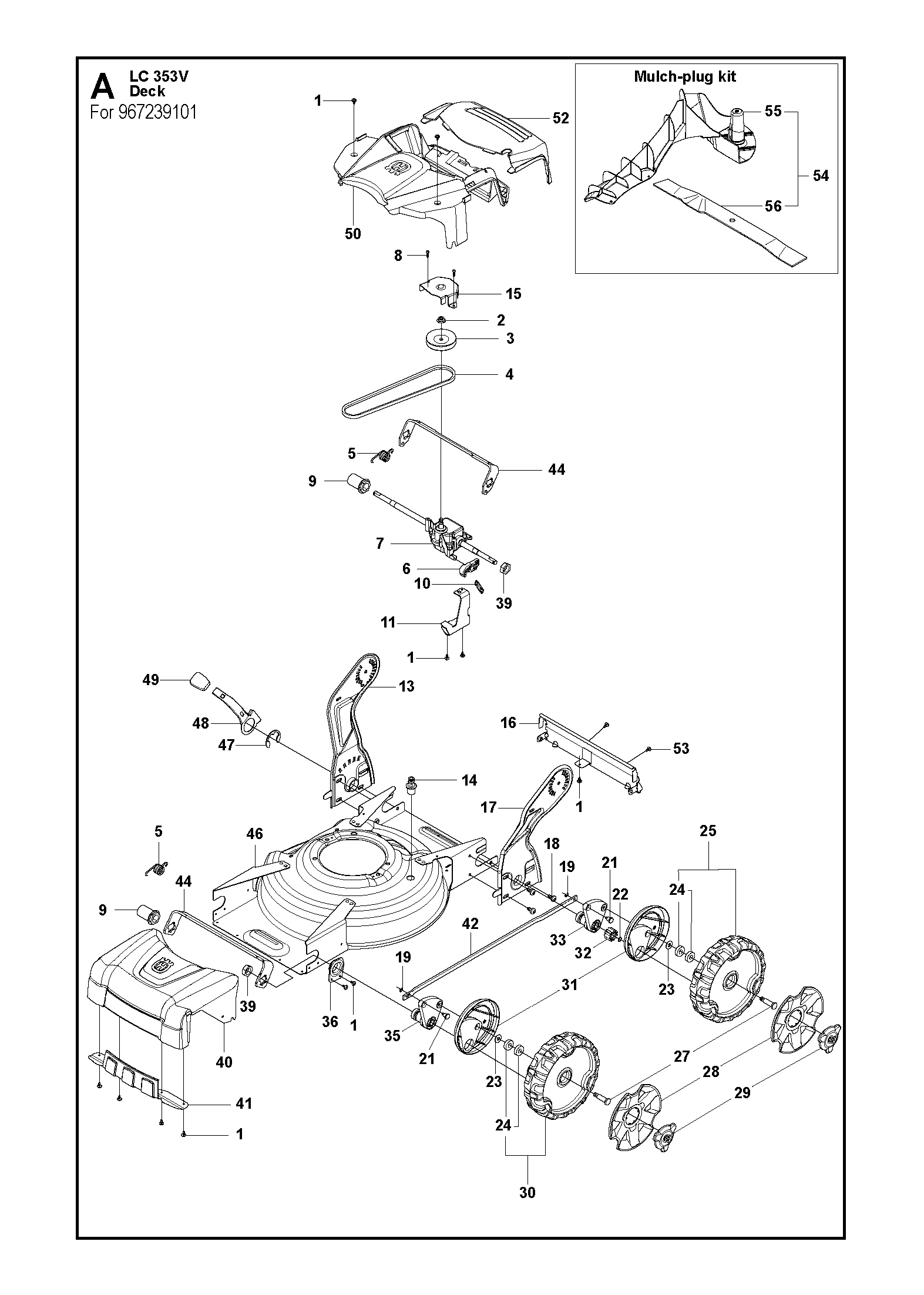 MOWER DECK / CUTTING DECK