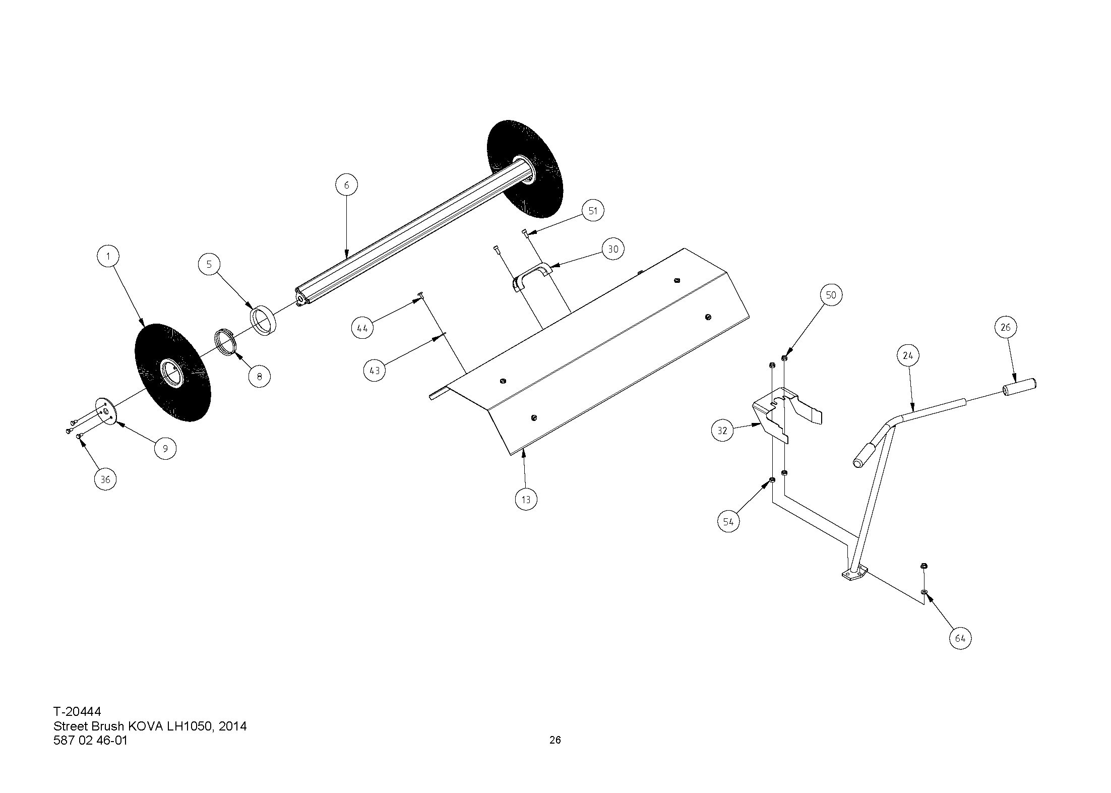 FUEL TANK & HANDLE